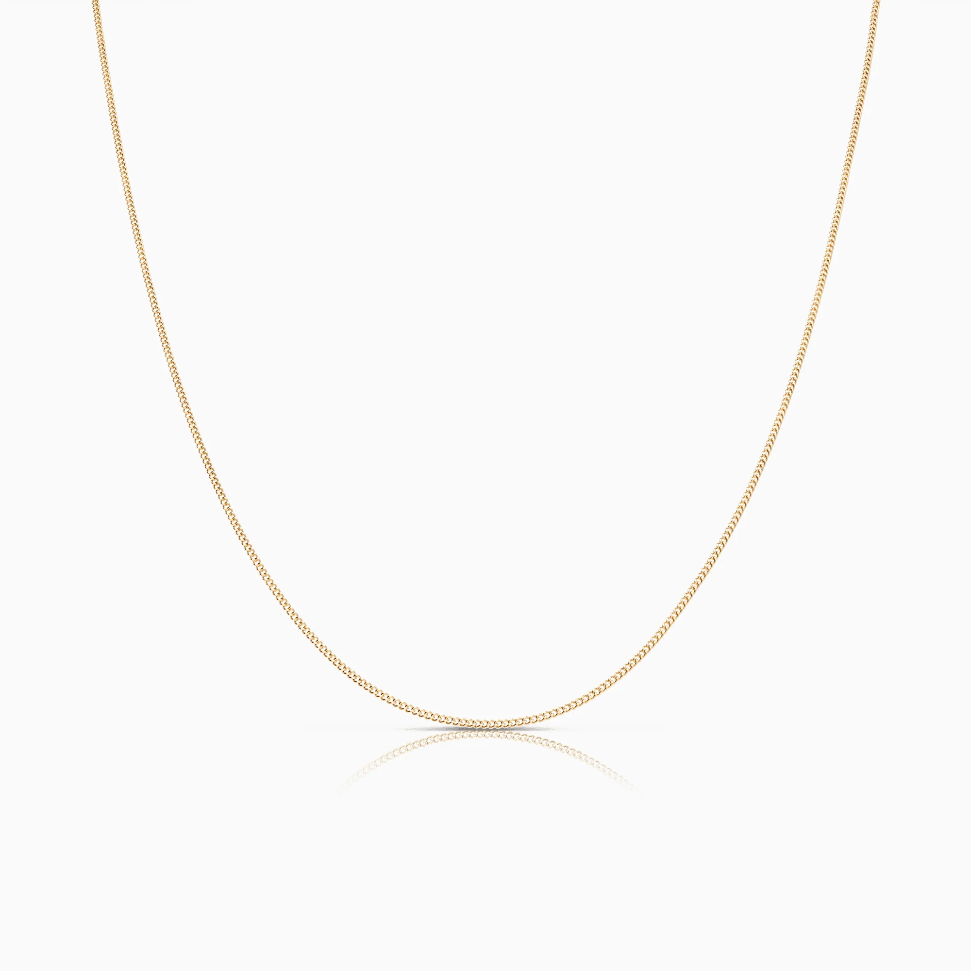 Curb chain 36cm 18K gold