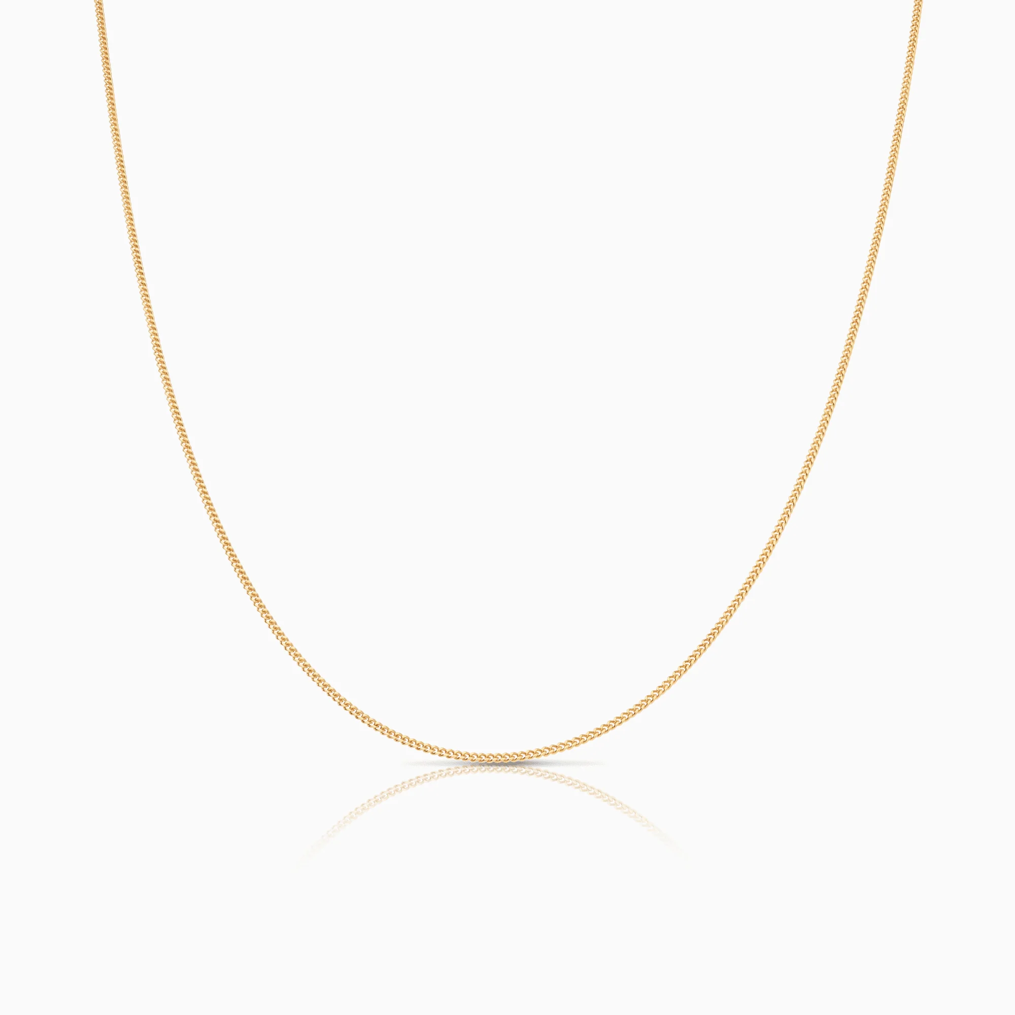 Curb chain 36cm 18K gold