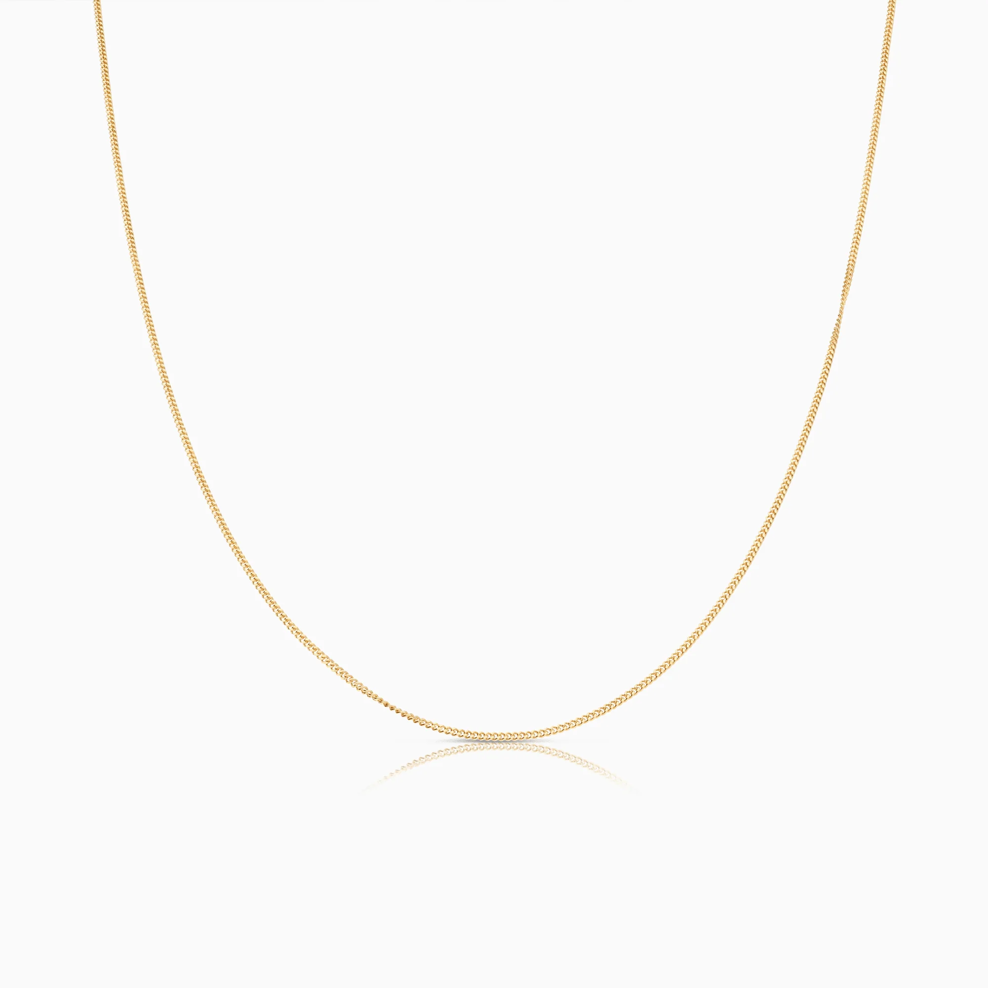 Curb chain 36cm 18K gold