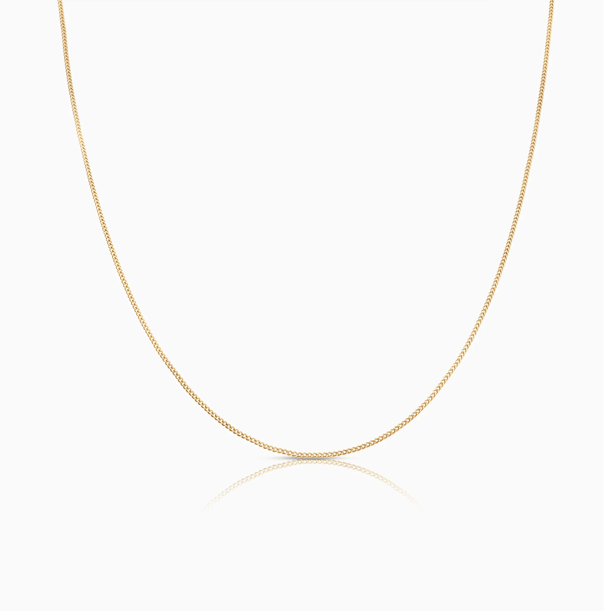 Curb chain 37cm 18K gold