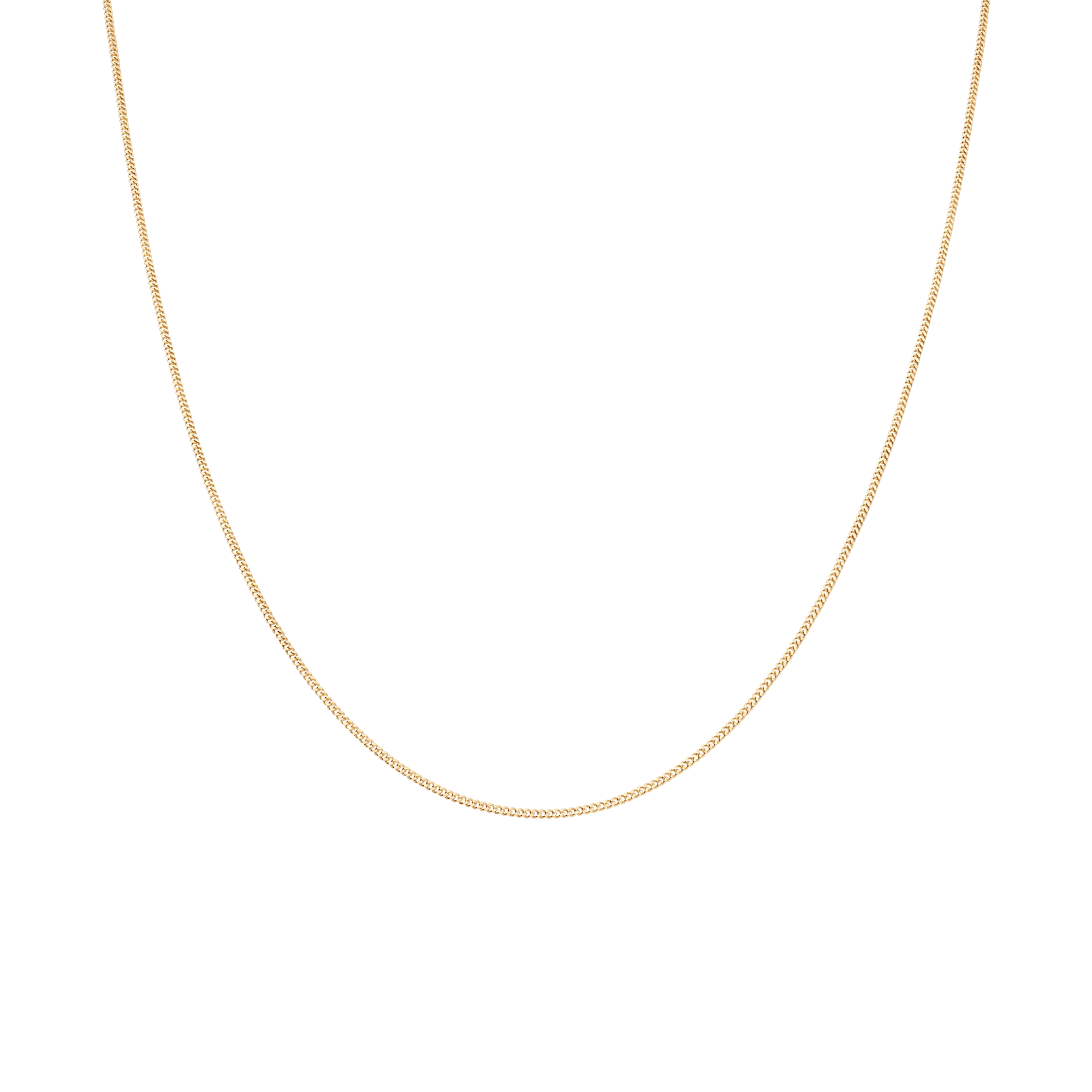 Curb chain 37cm 18K gold - Image 2