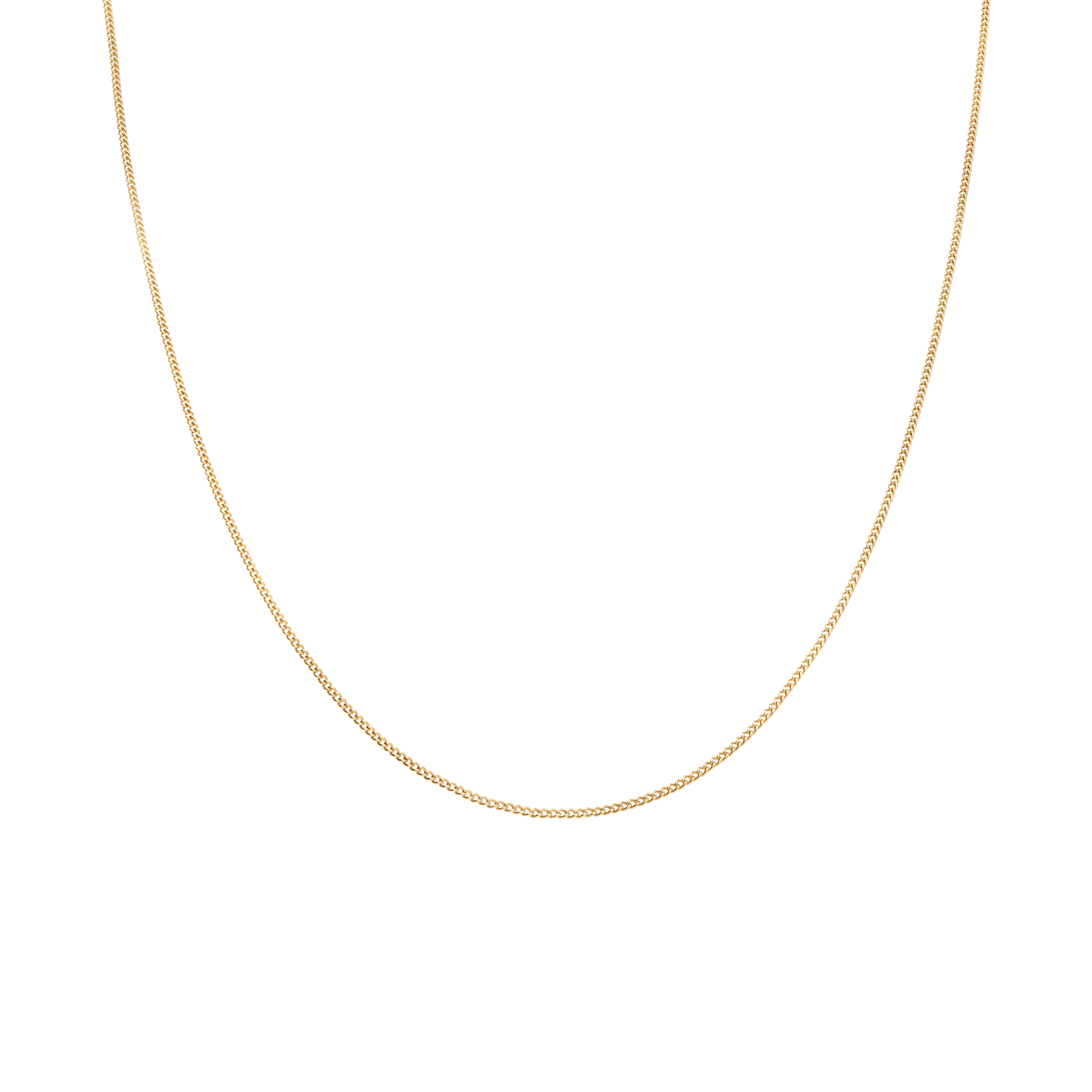 Curb chain 37cm 18K gold - Image 2