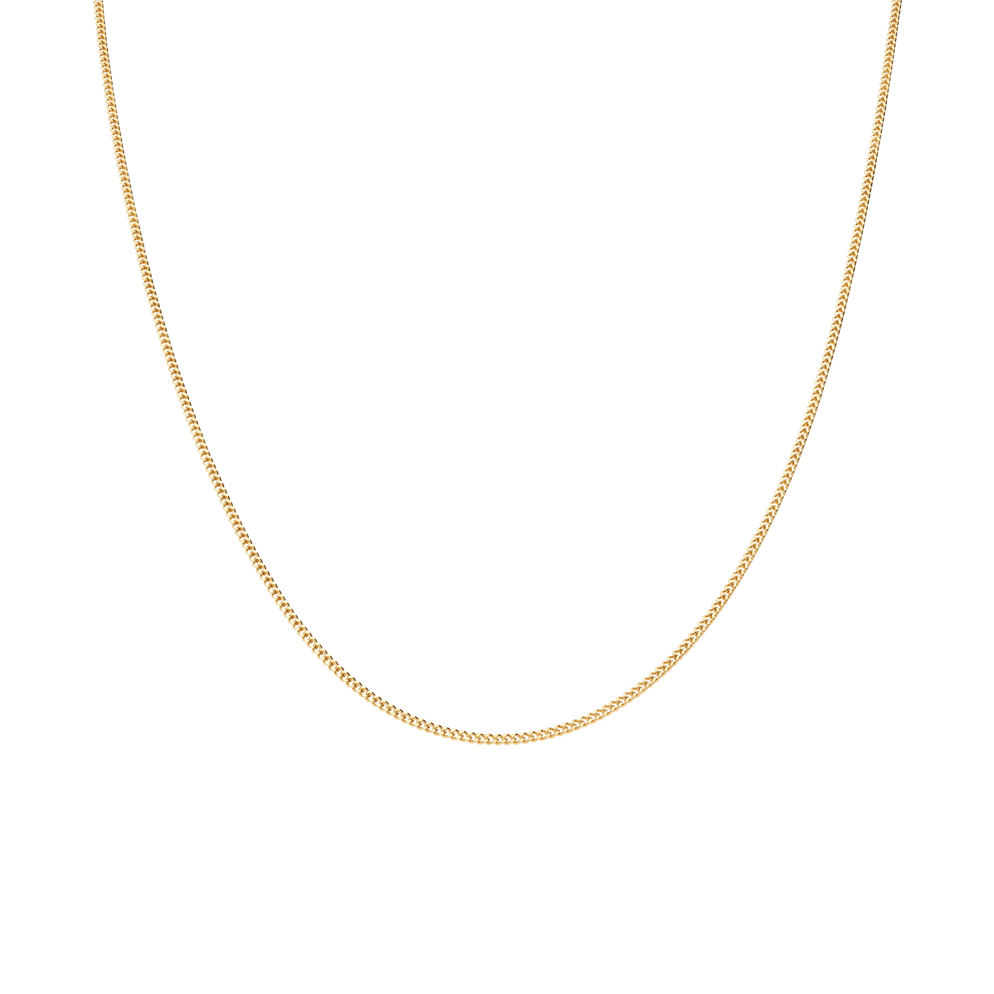 Curb chain 38.5cm 18K gold - Image 2