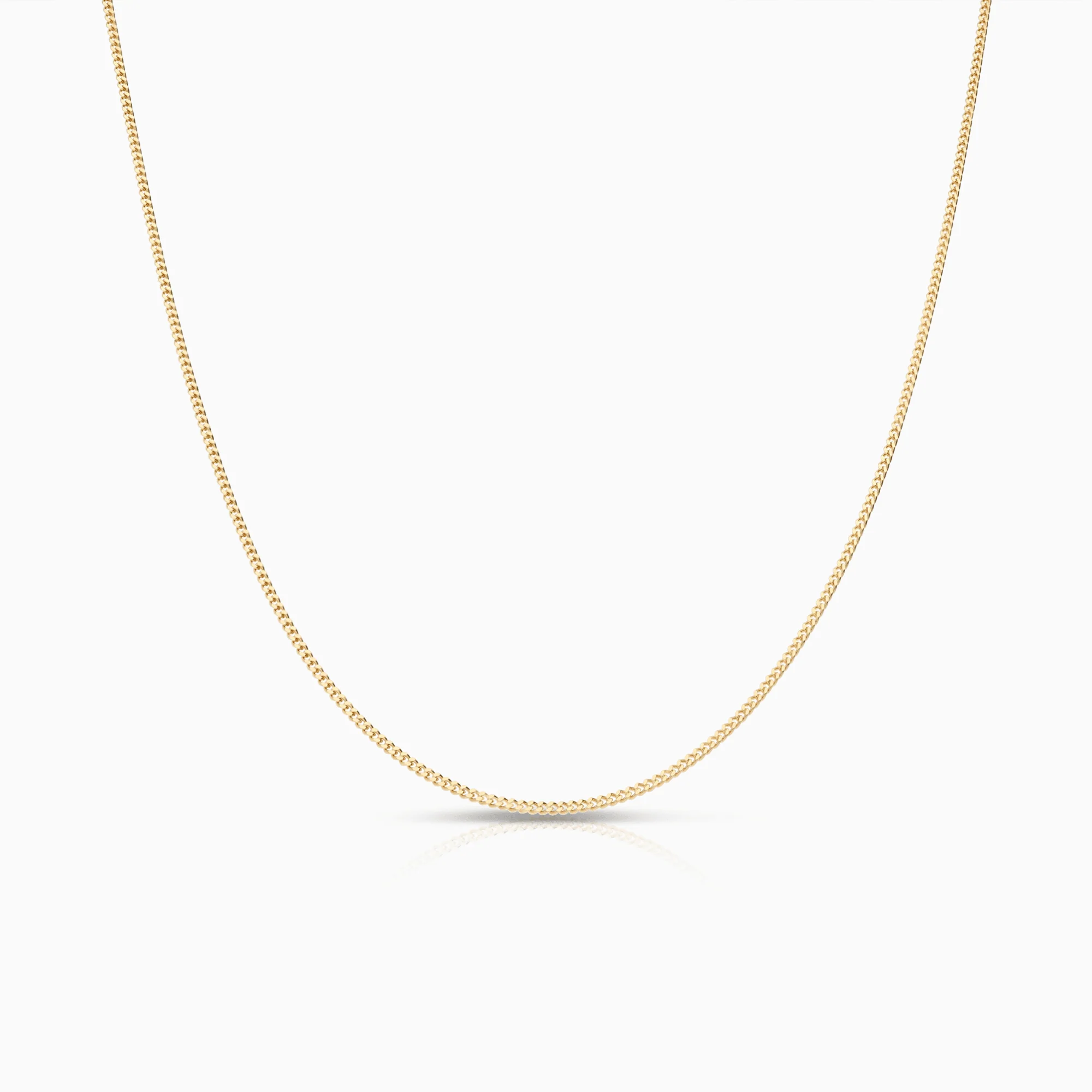 Curb chain 38.5cm 18K gold