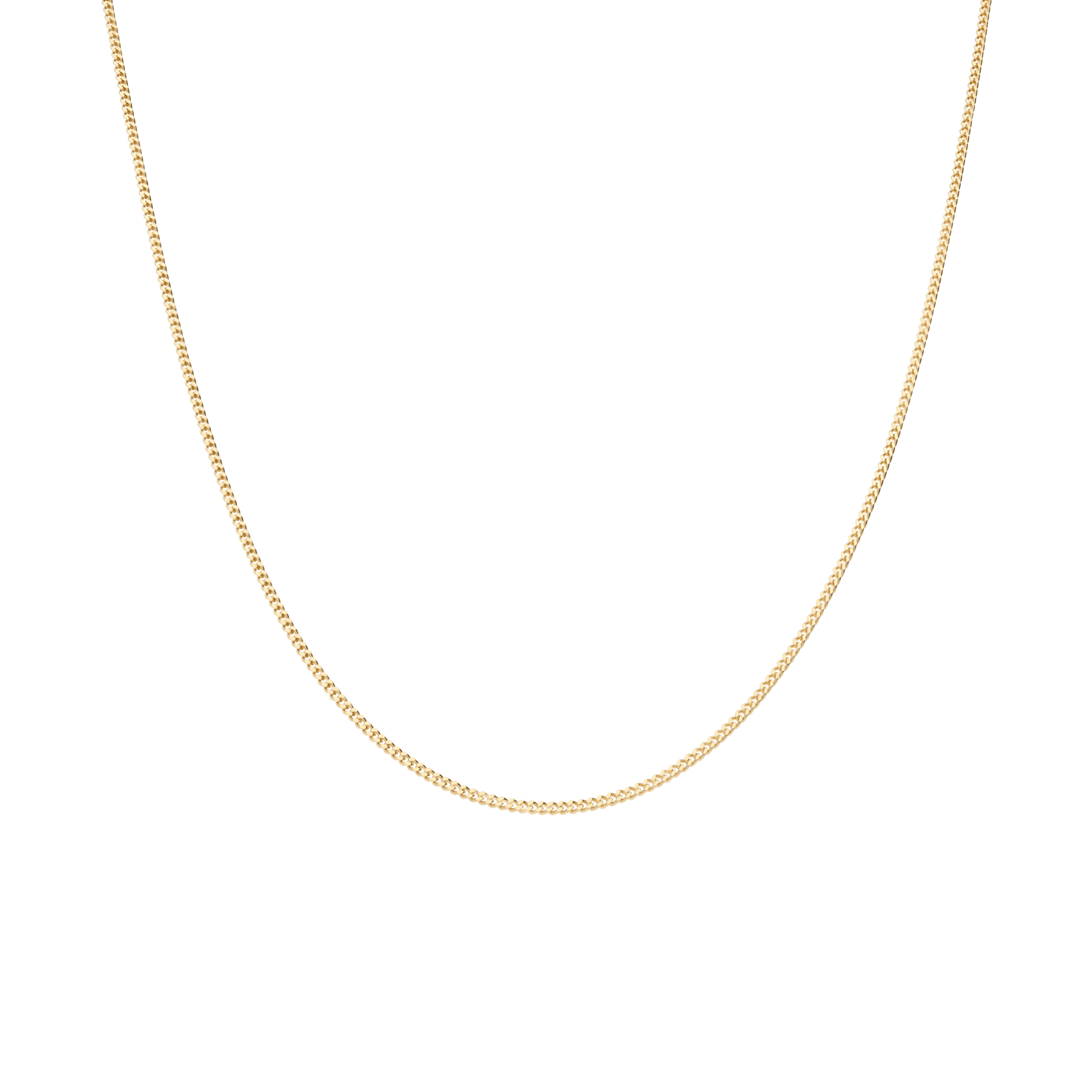 Curb chain 38.5cm 18K gold - Image 2