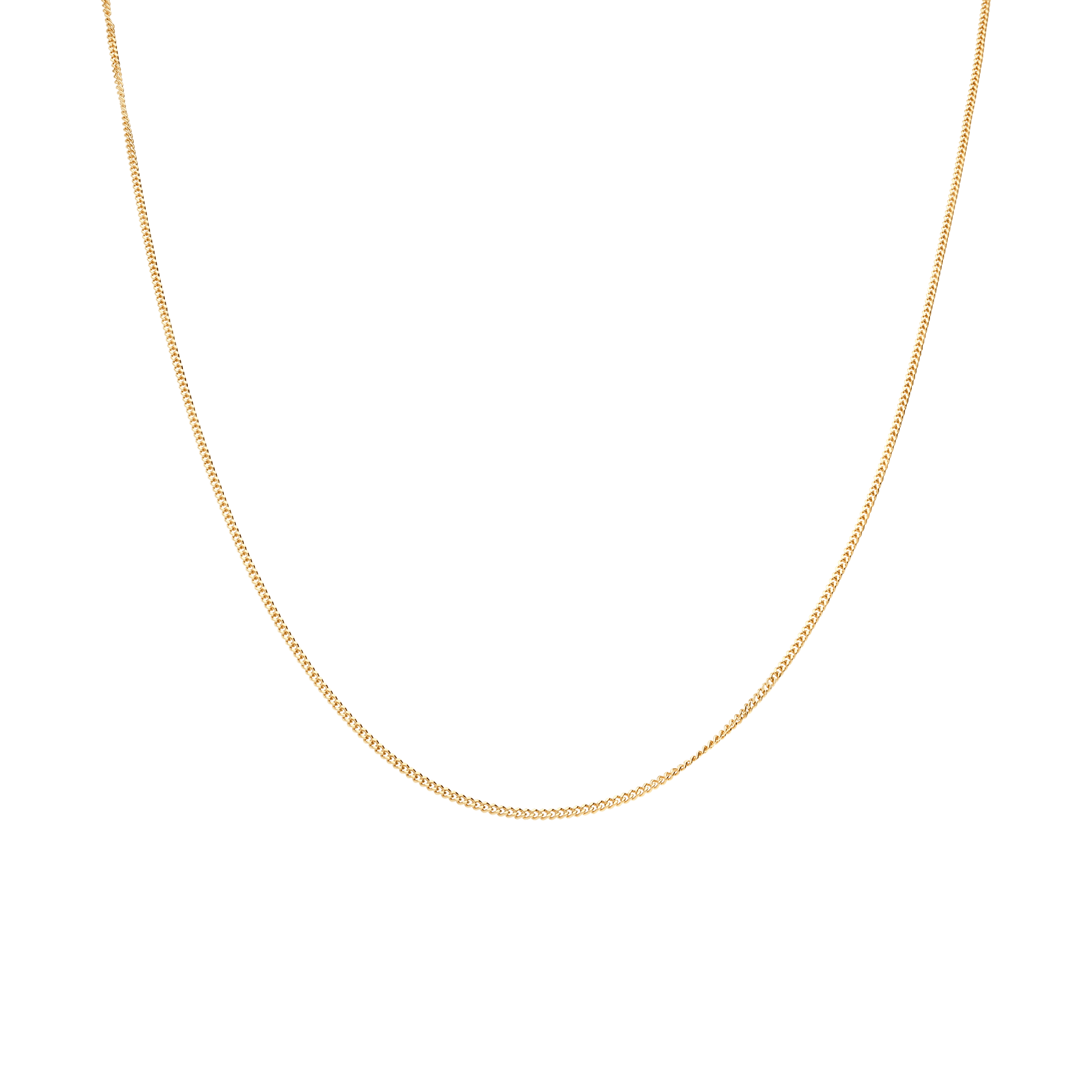 Curb chain 38.5cm 18K gold - Image 2