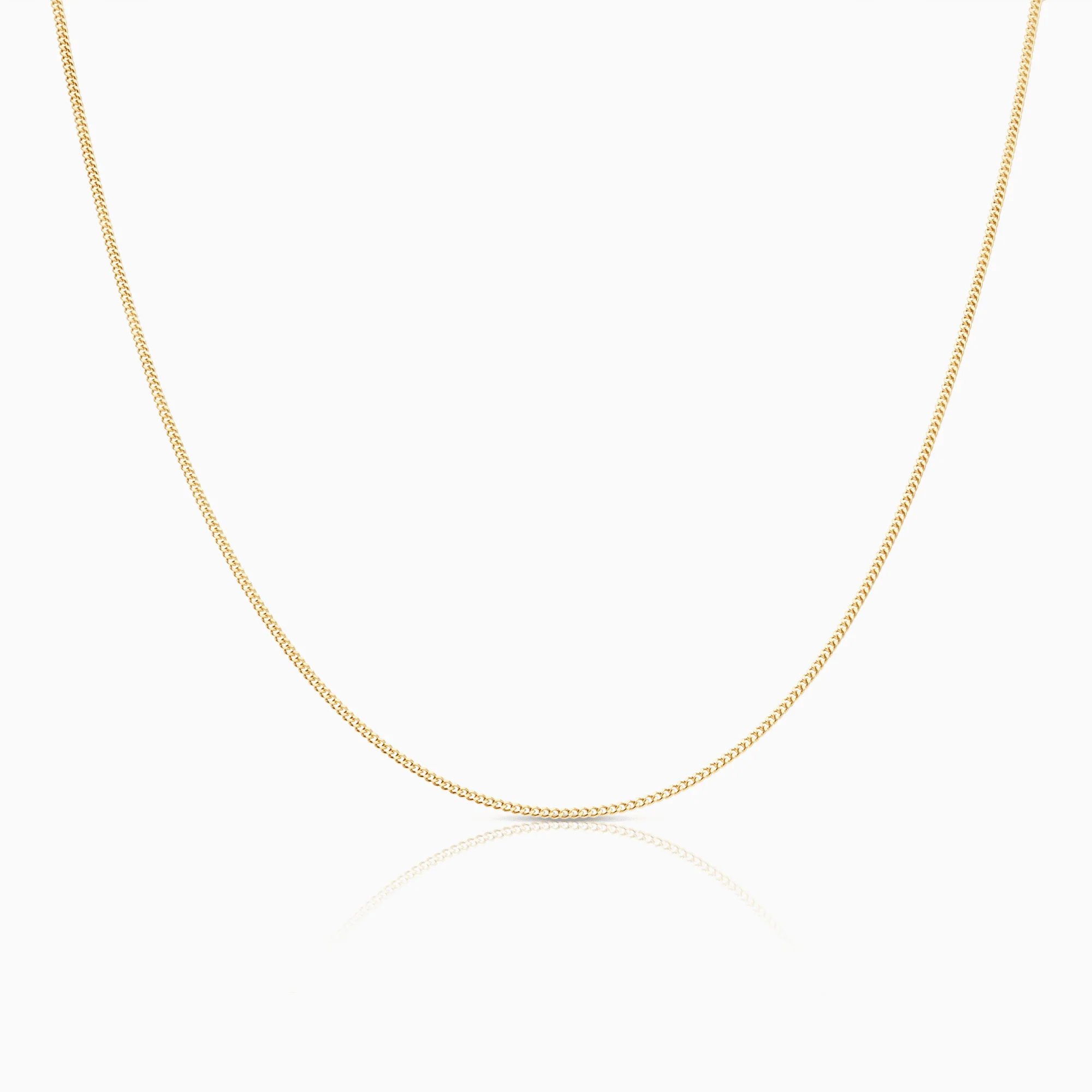 Curb chain 38.5cm 18K gold