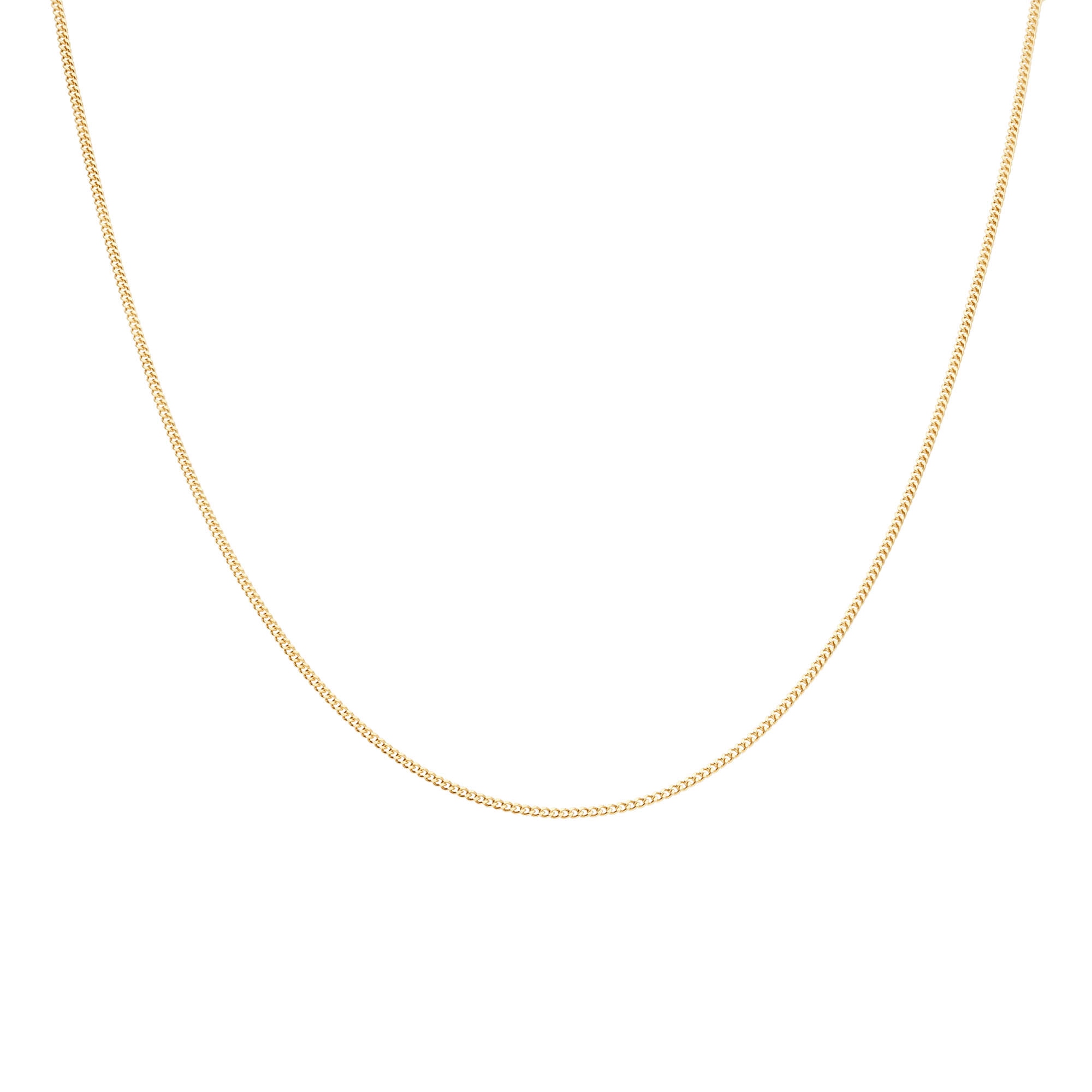 Curb chain 38.5cm 18K gold - Image 2