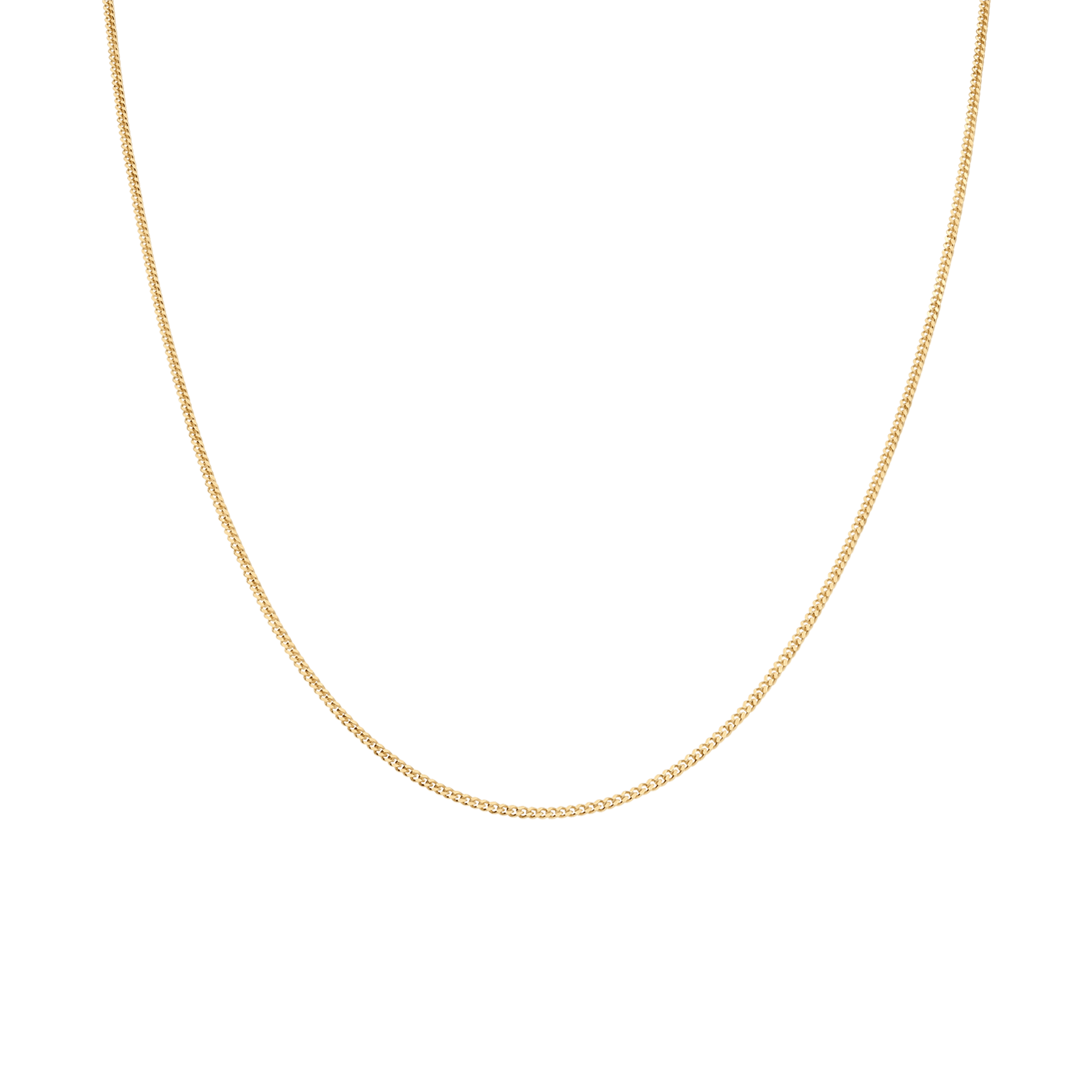Curb Chain 38cm 18K Gold - Image 2