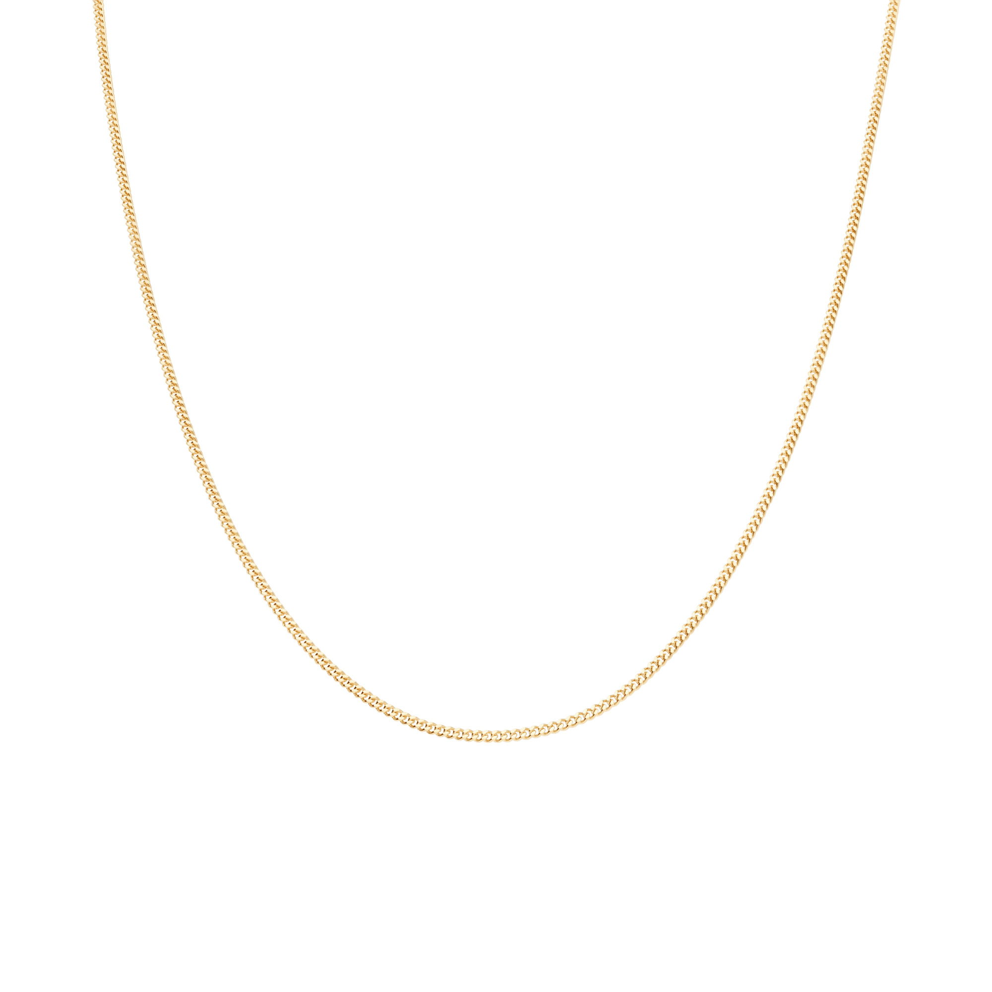 Curb Chain 38cm 18K Gold - Image 2