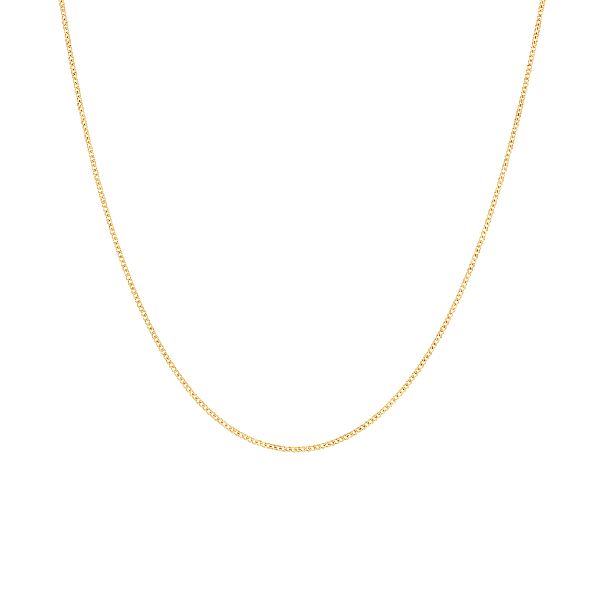 Curb Chain 38cm 18K Gold - Image 2