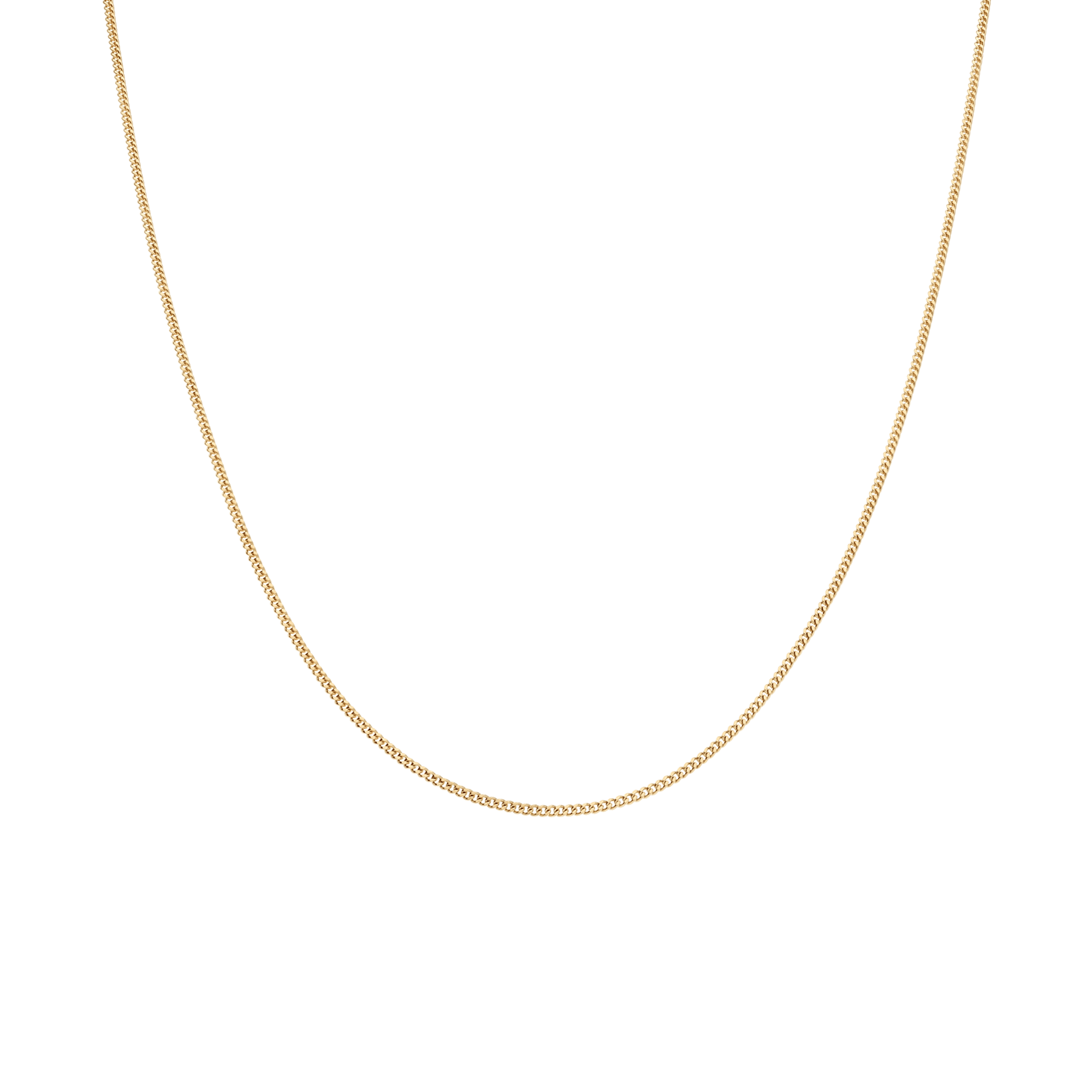 Curb Chain 38cm 18K Gold - Image 2