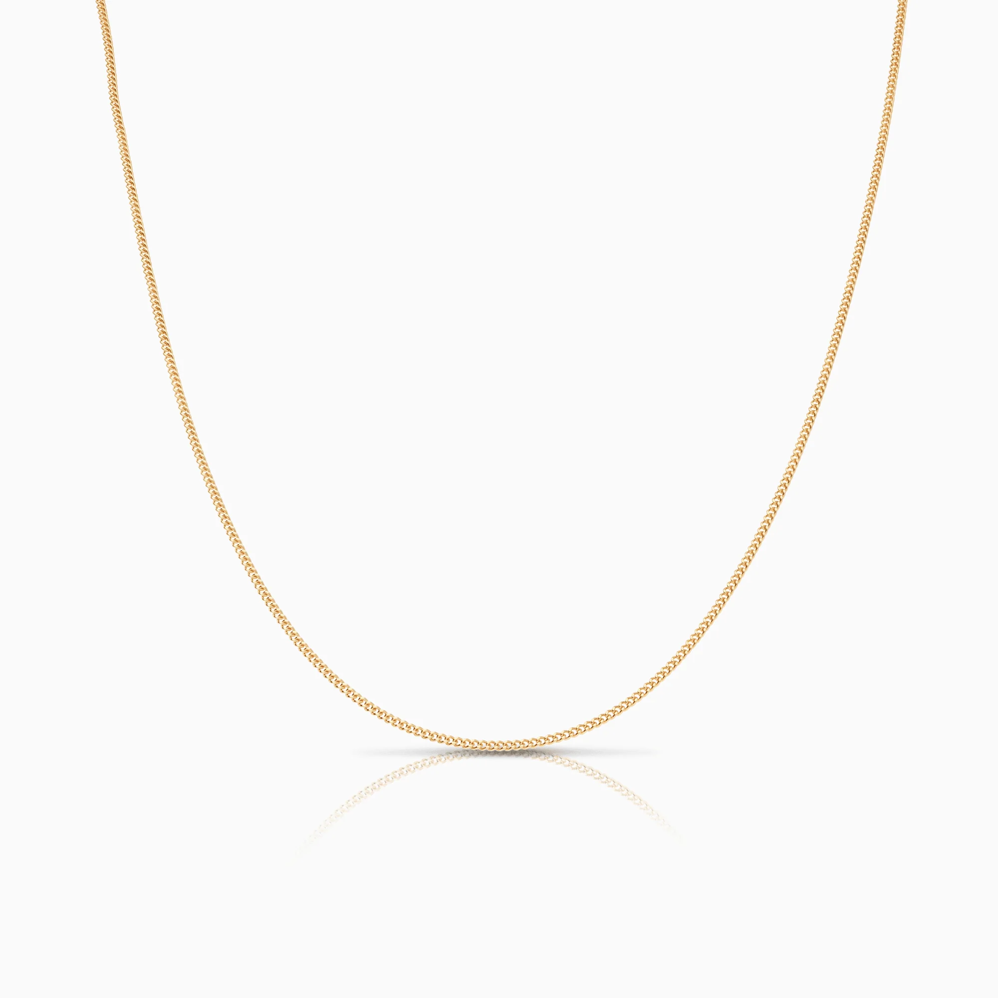 Curb chain 39cm 18K gold