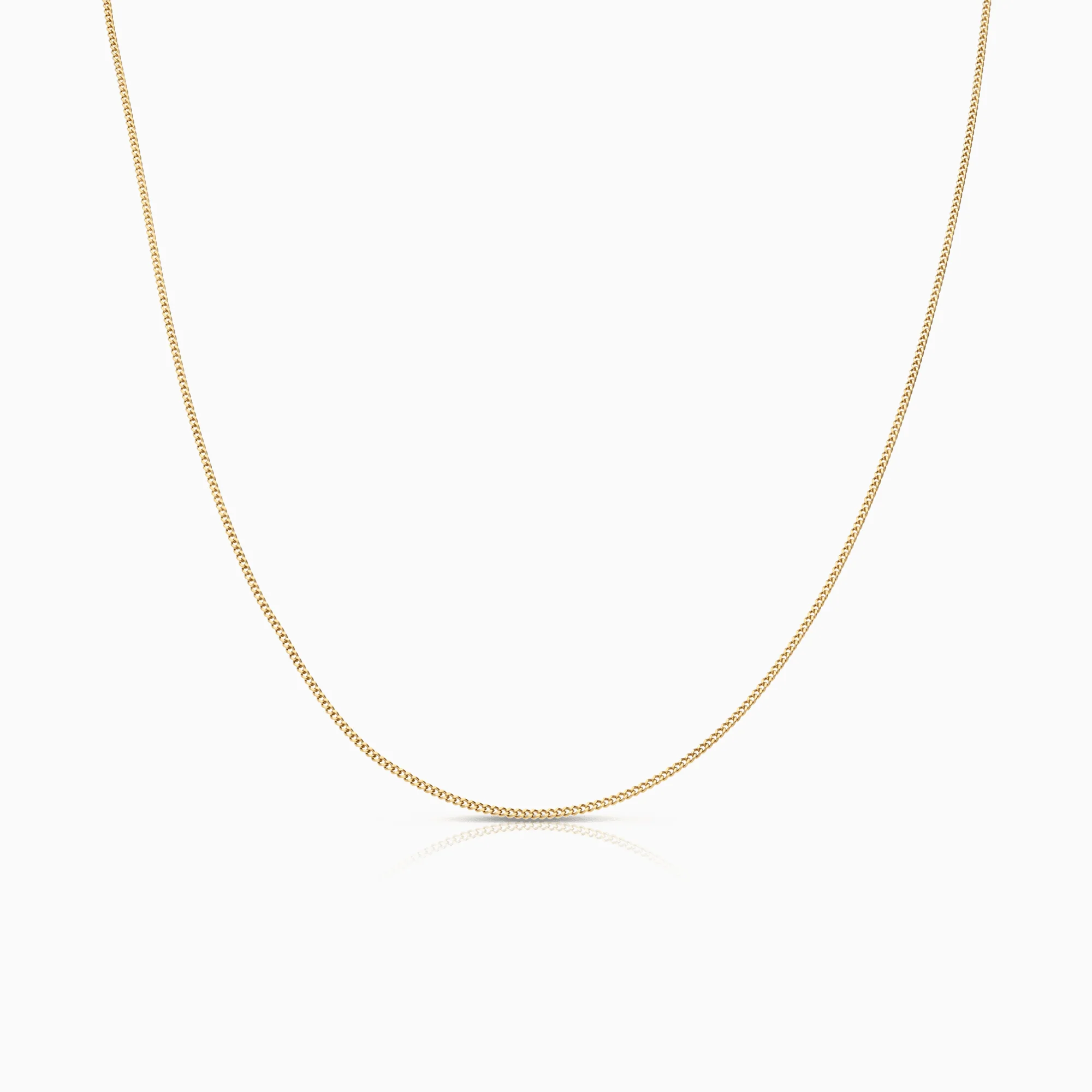 Curb chain 40.5cm 18K gold