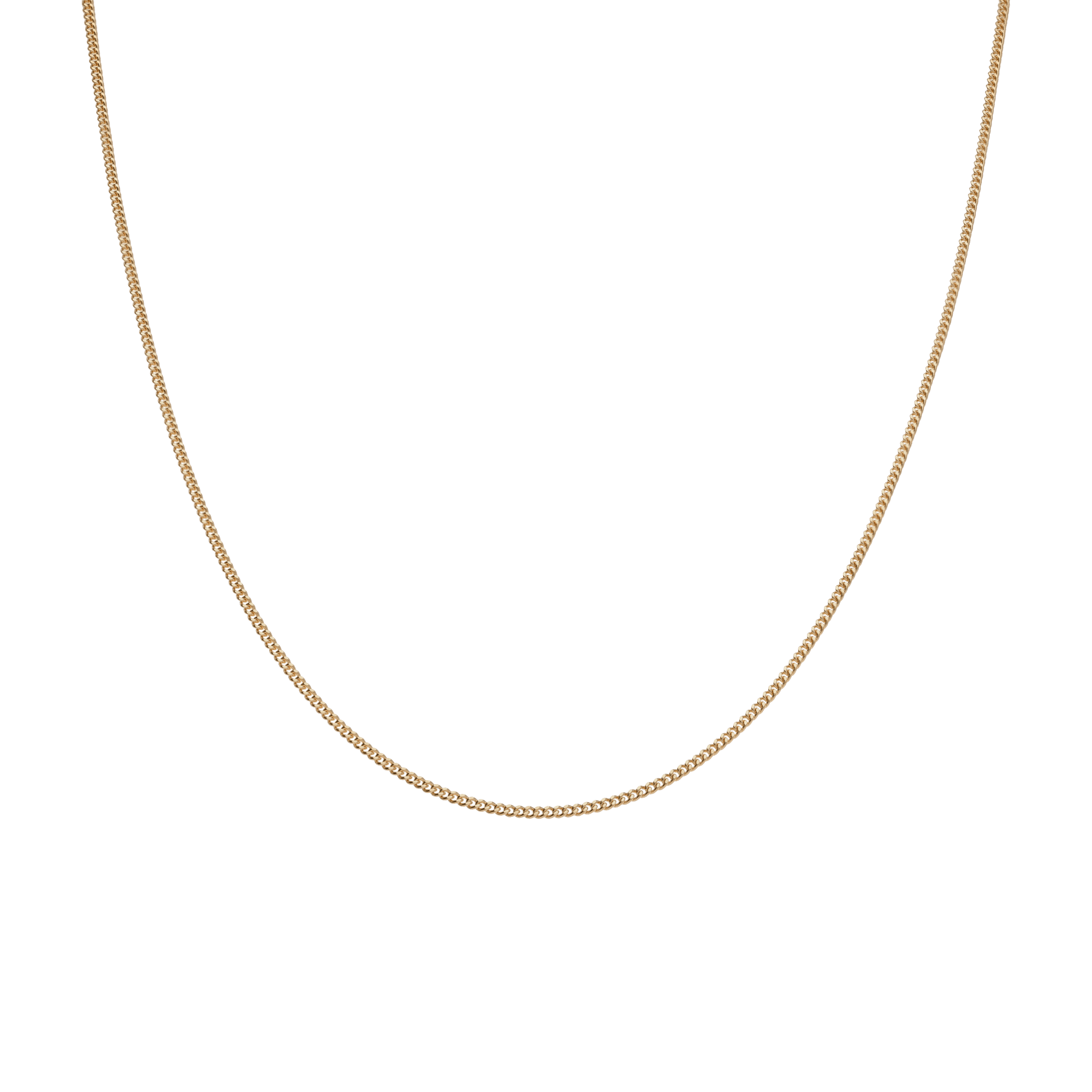 Curb chain 40cm 18K gold