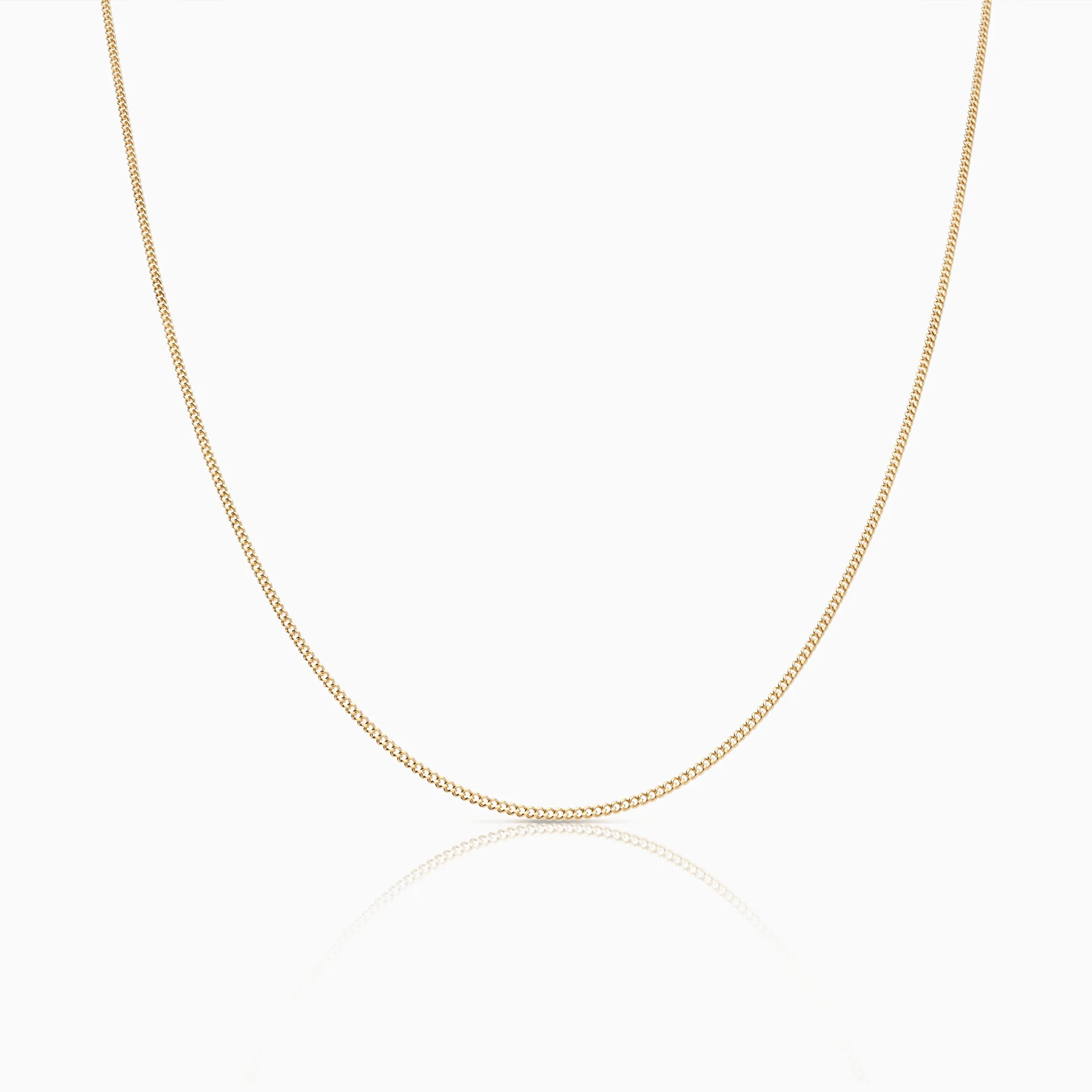 Curb chain 40cm 18K gold