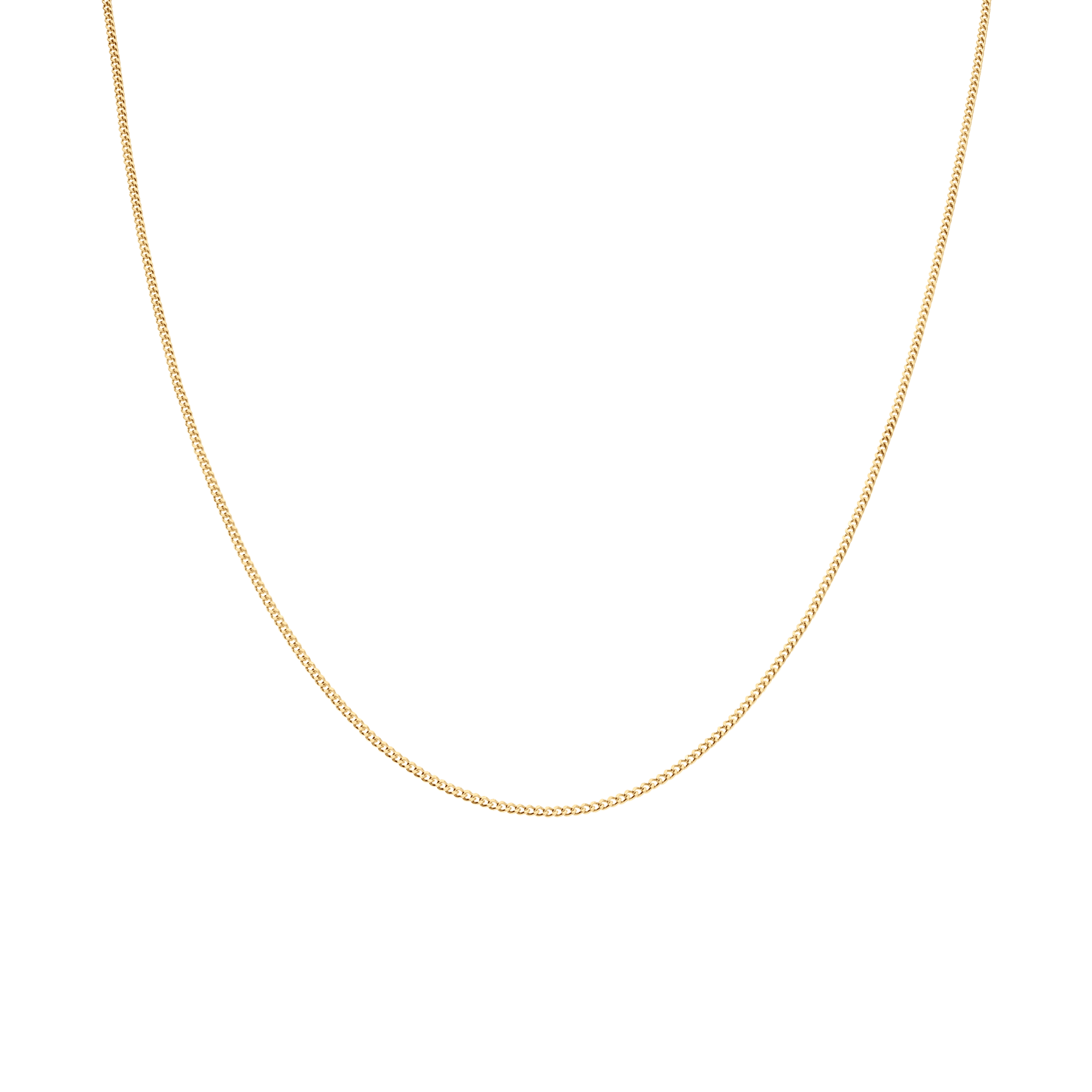 Curb chain 40cm 18K gold - Image 3
