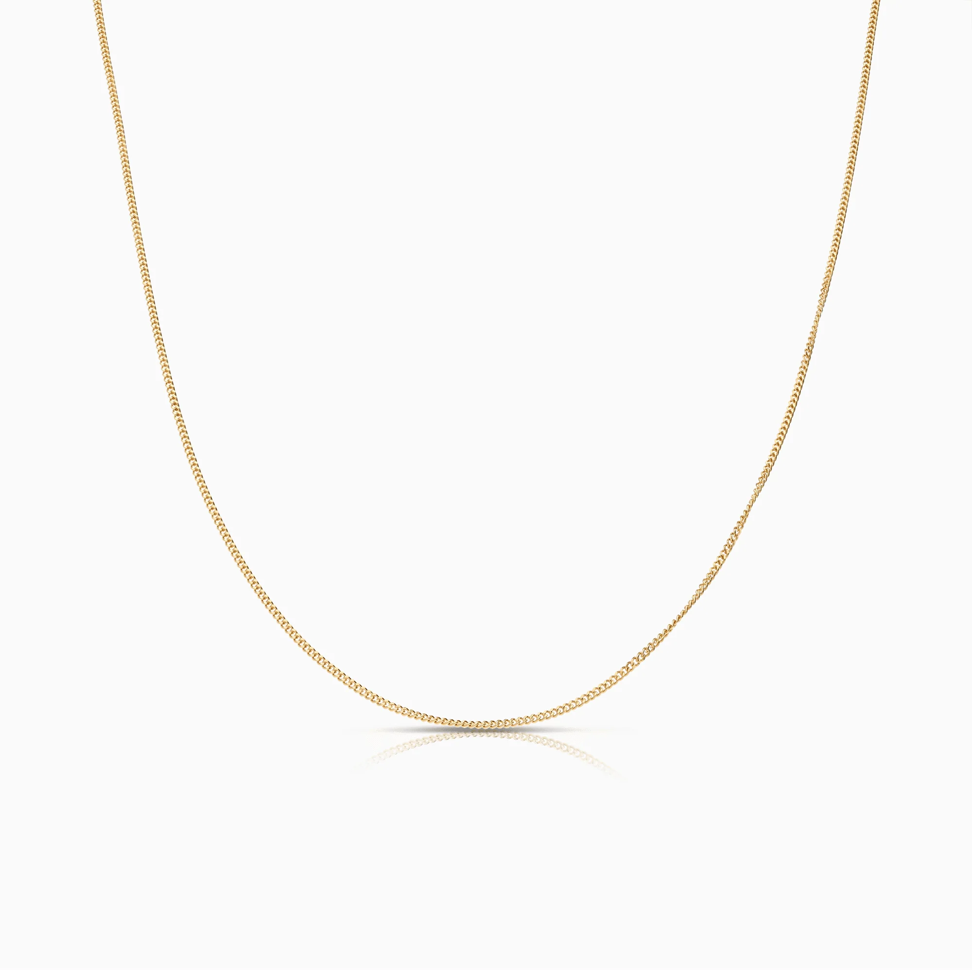 Curb chain 41.5cm 18K gold