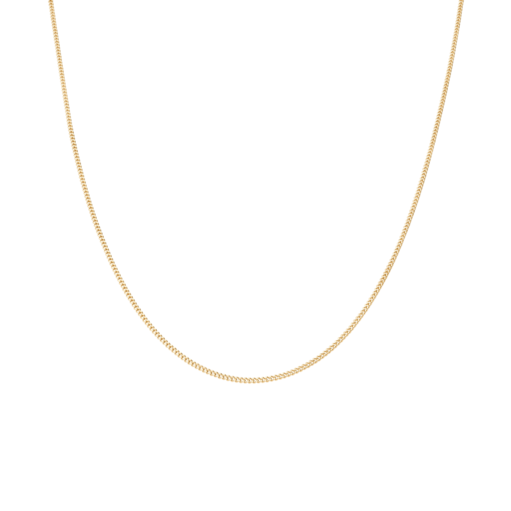 Curb chain 41.5cm 18K gold - Image 2