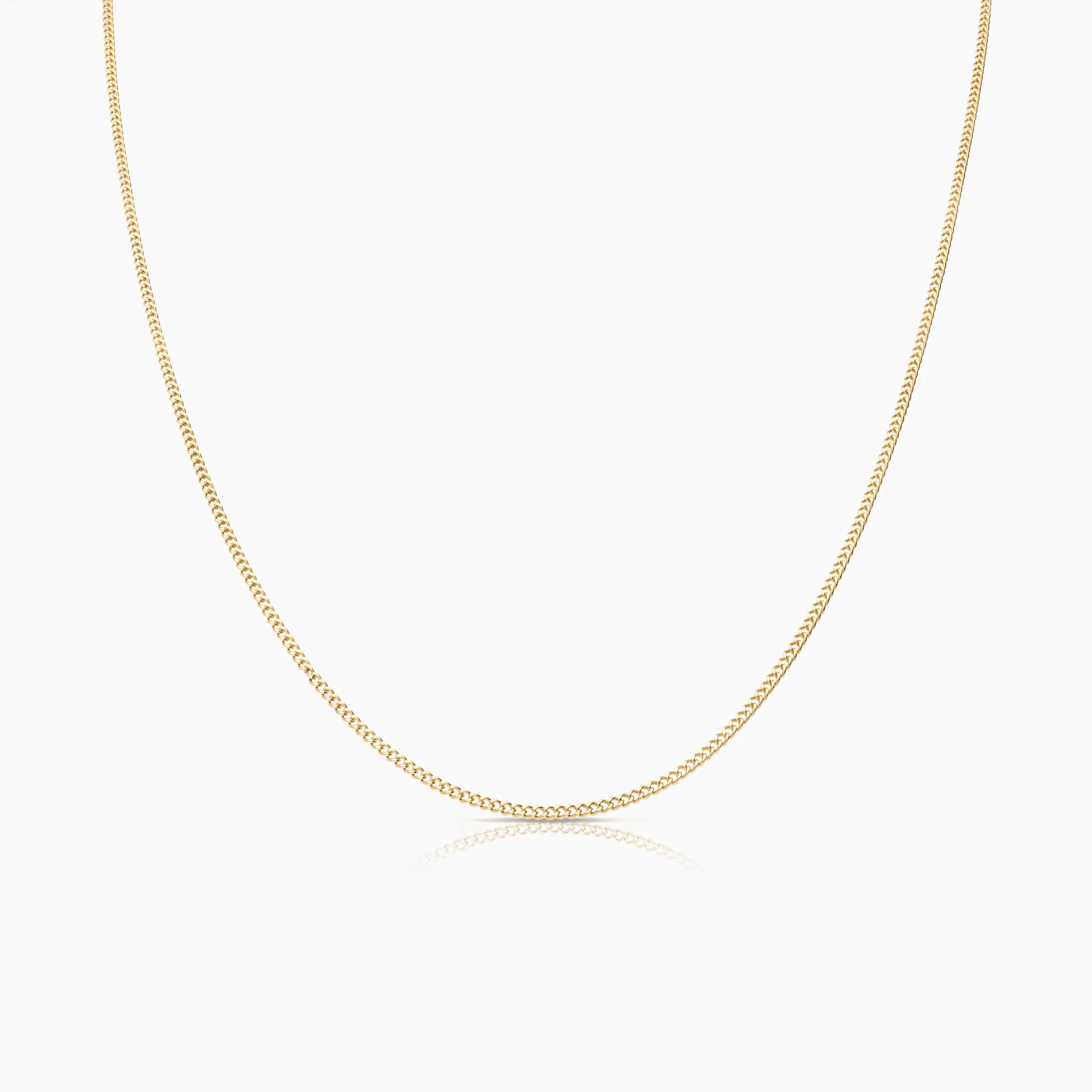 Curb chain 41cm 18K gold