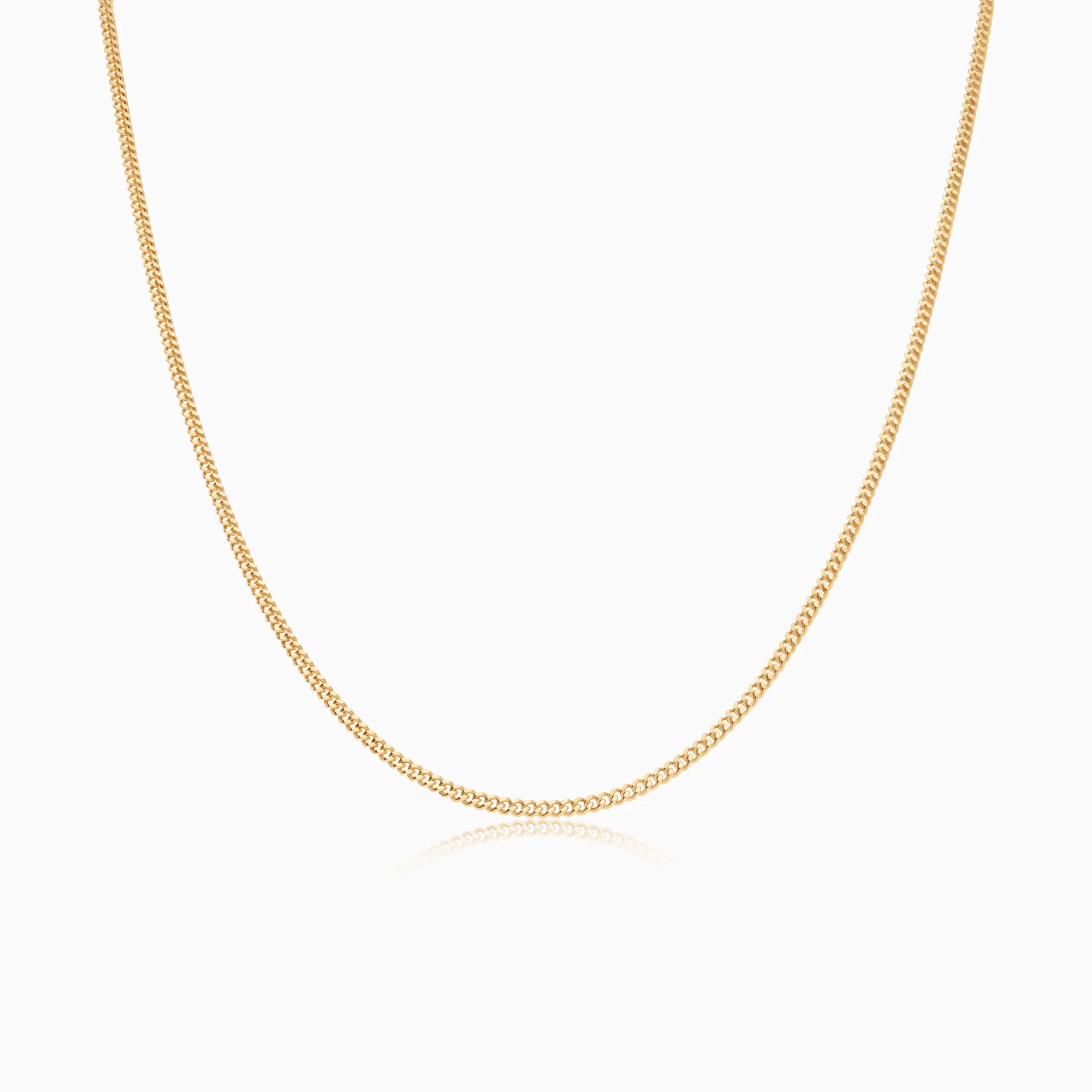 Curb chain 41cm 18K gold