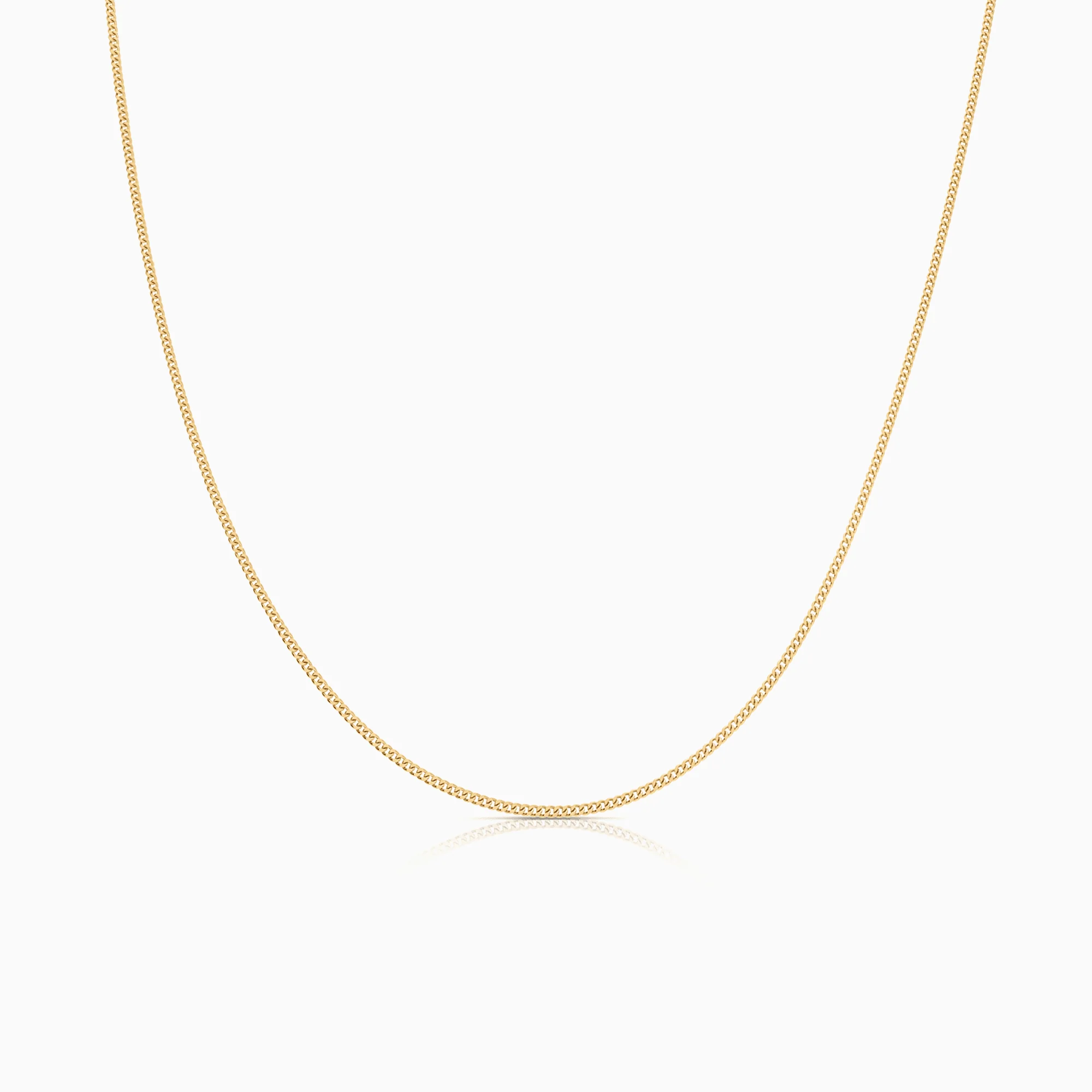 Curb chain 41cm 18K gold