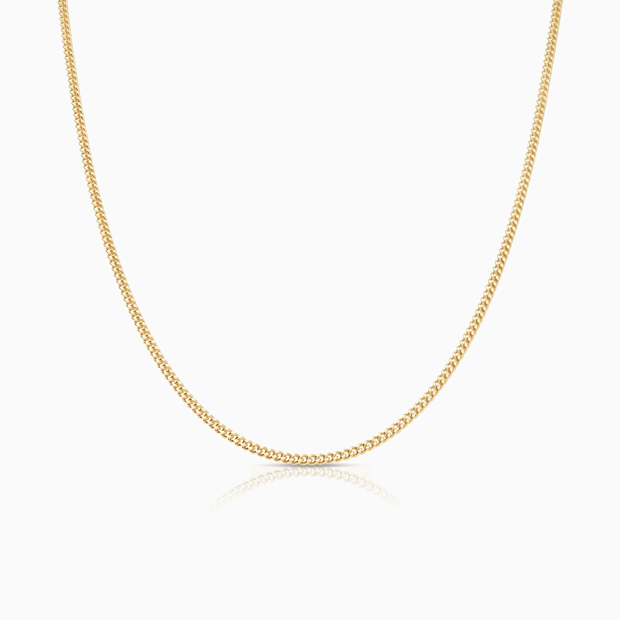 Curb chain 42.5cm 18K gold
