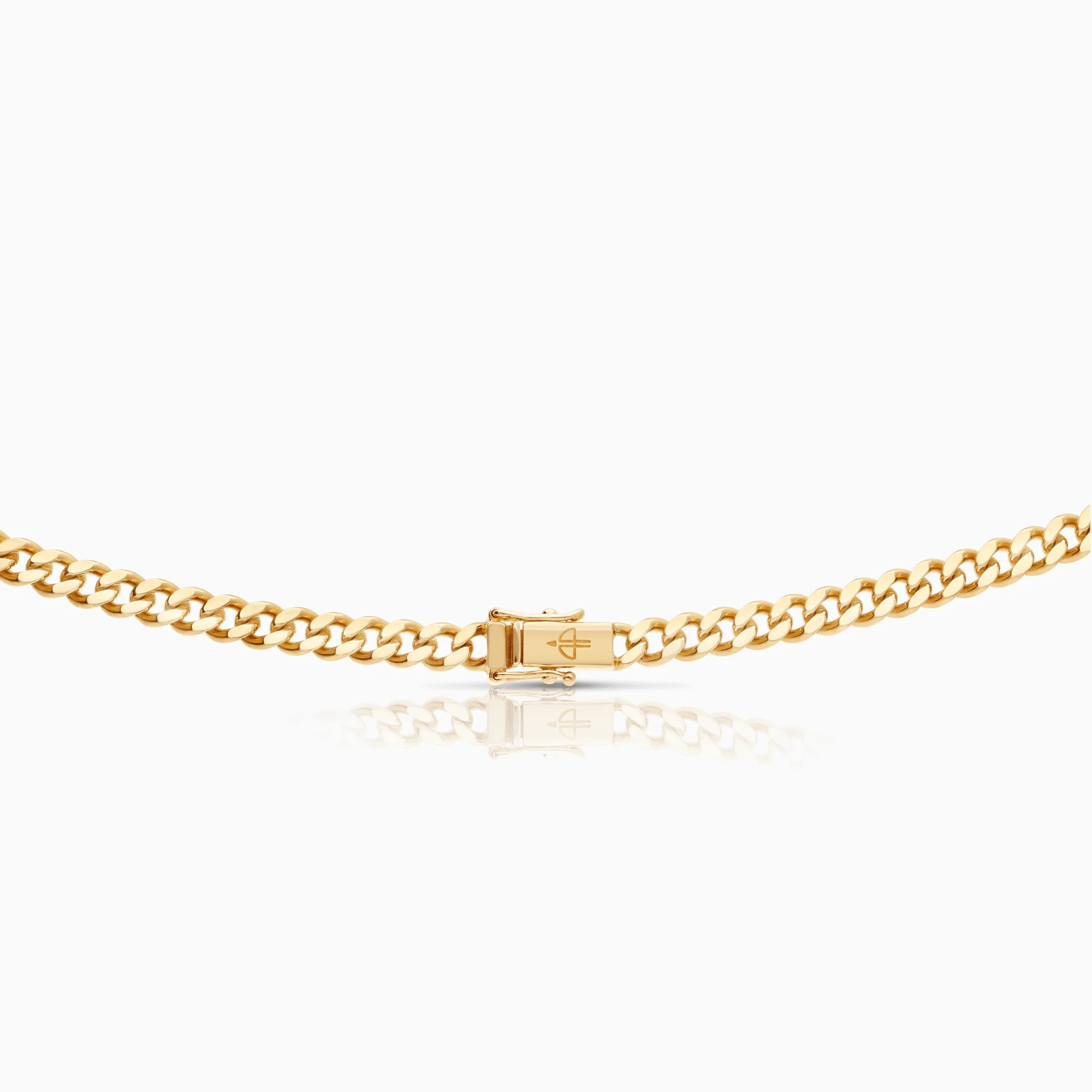 Curb chain 42.75g 18K gold - Image 2