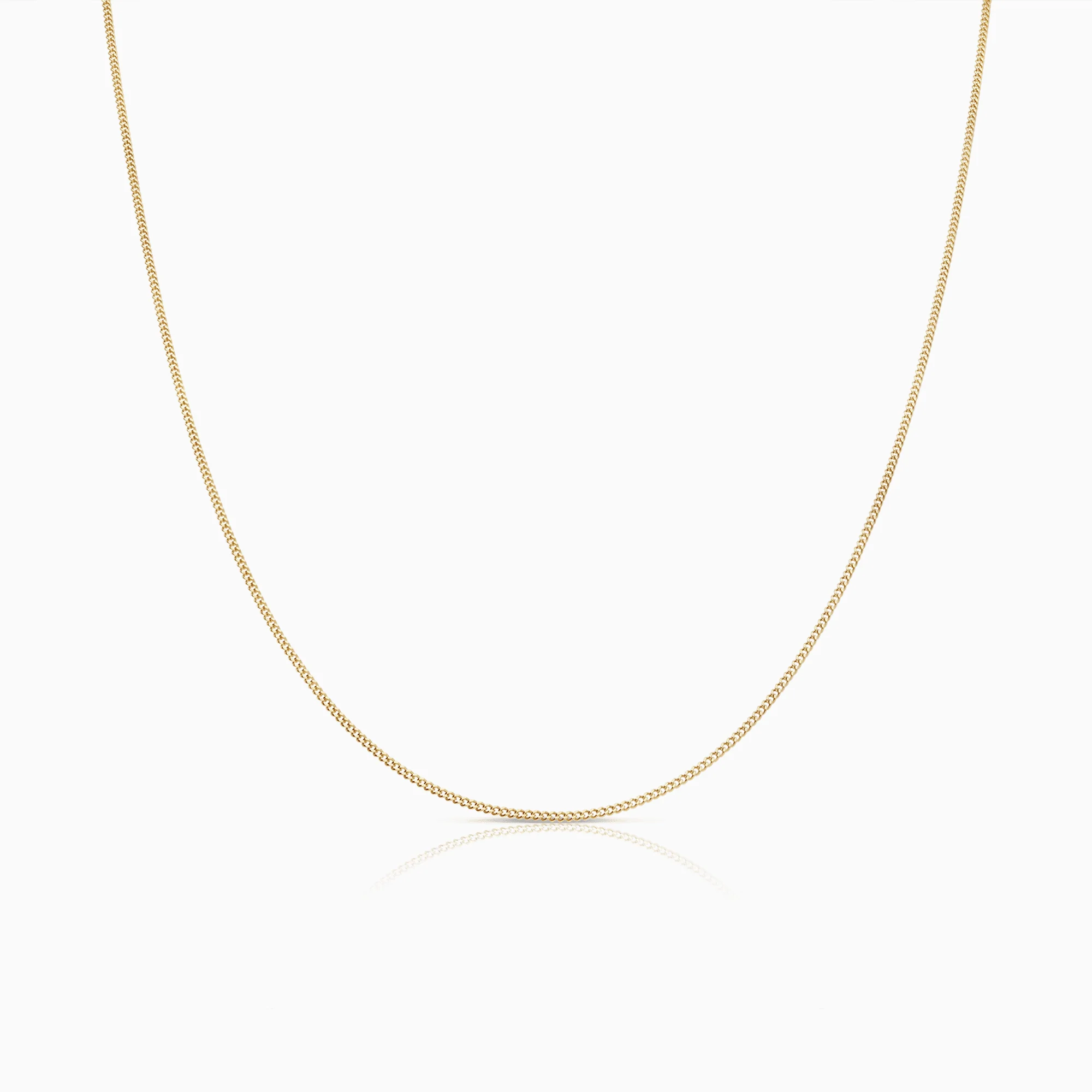 Curb chain 42cm 18K gold