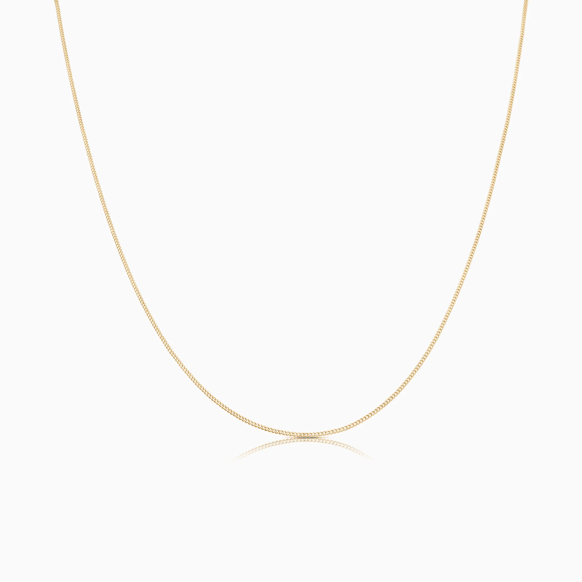 Curb chain 42cm 18K gold