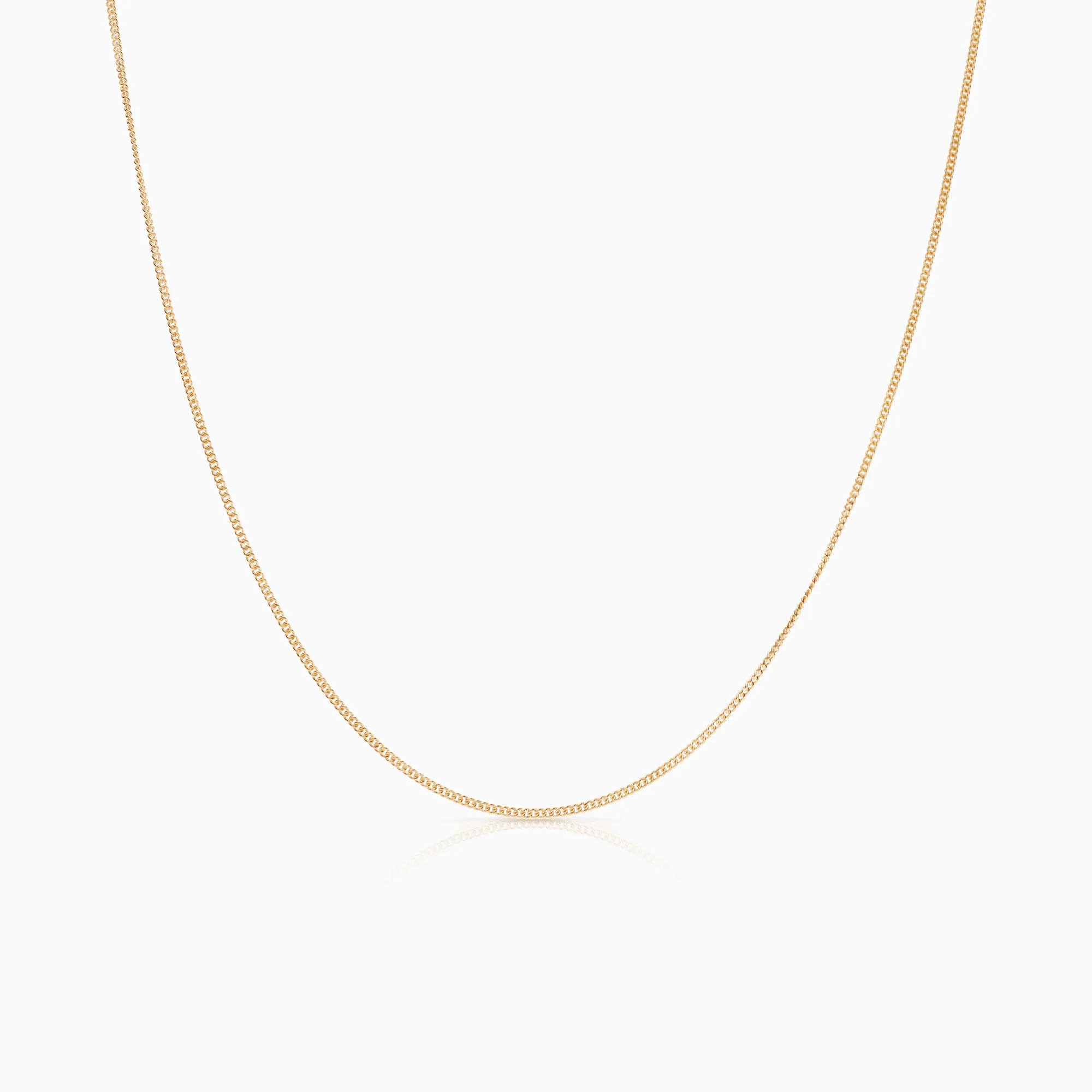 Curb chain 42cm 18K gold