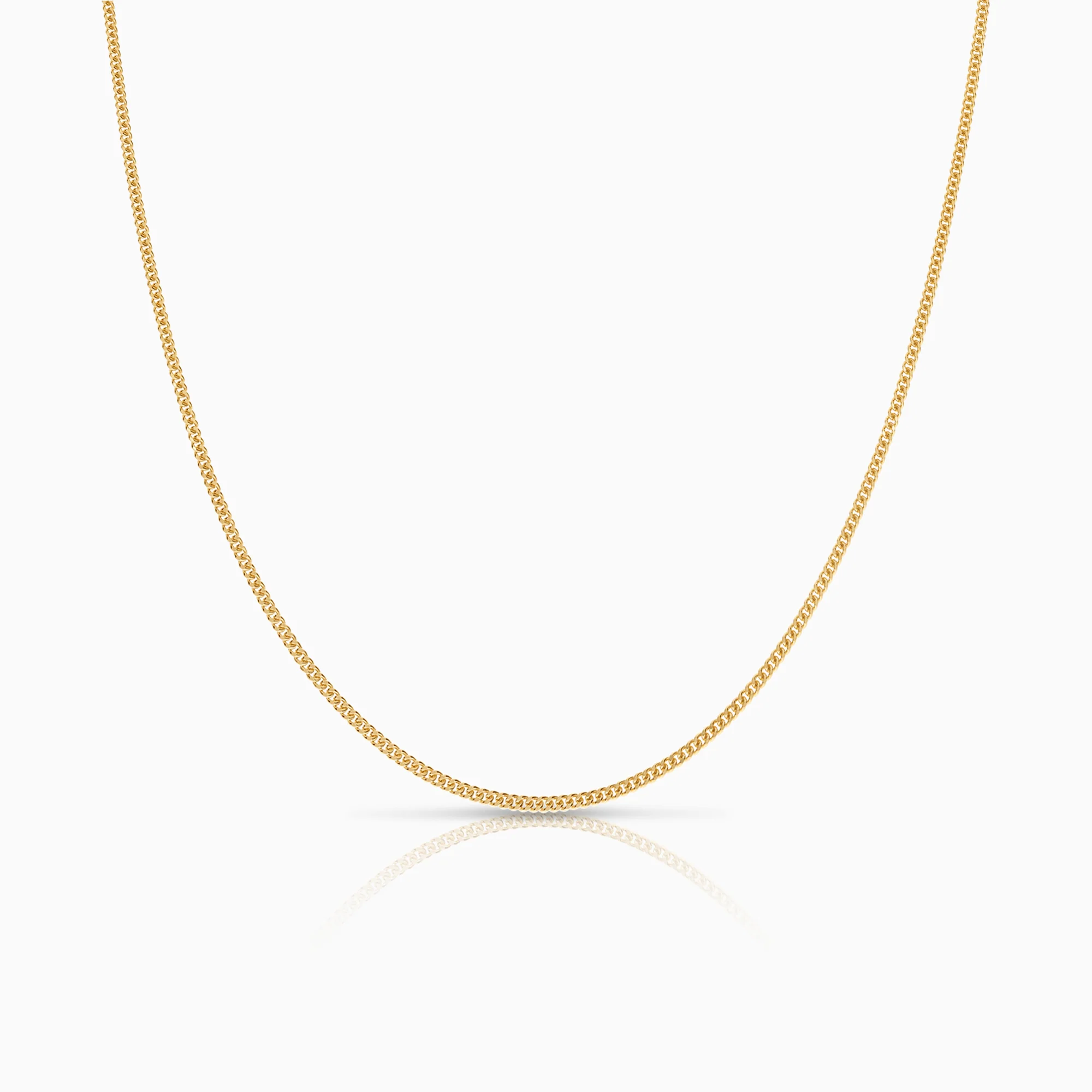 Curb chain 42cm 18K gold