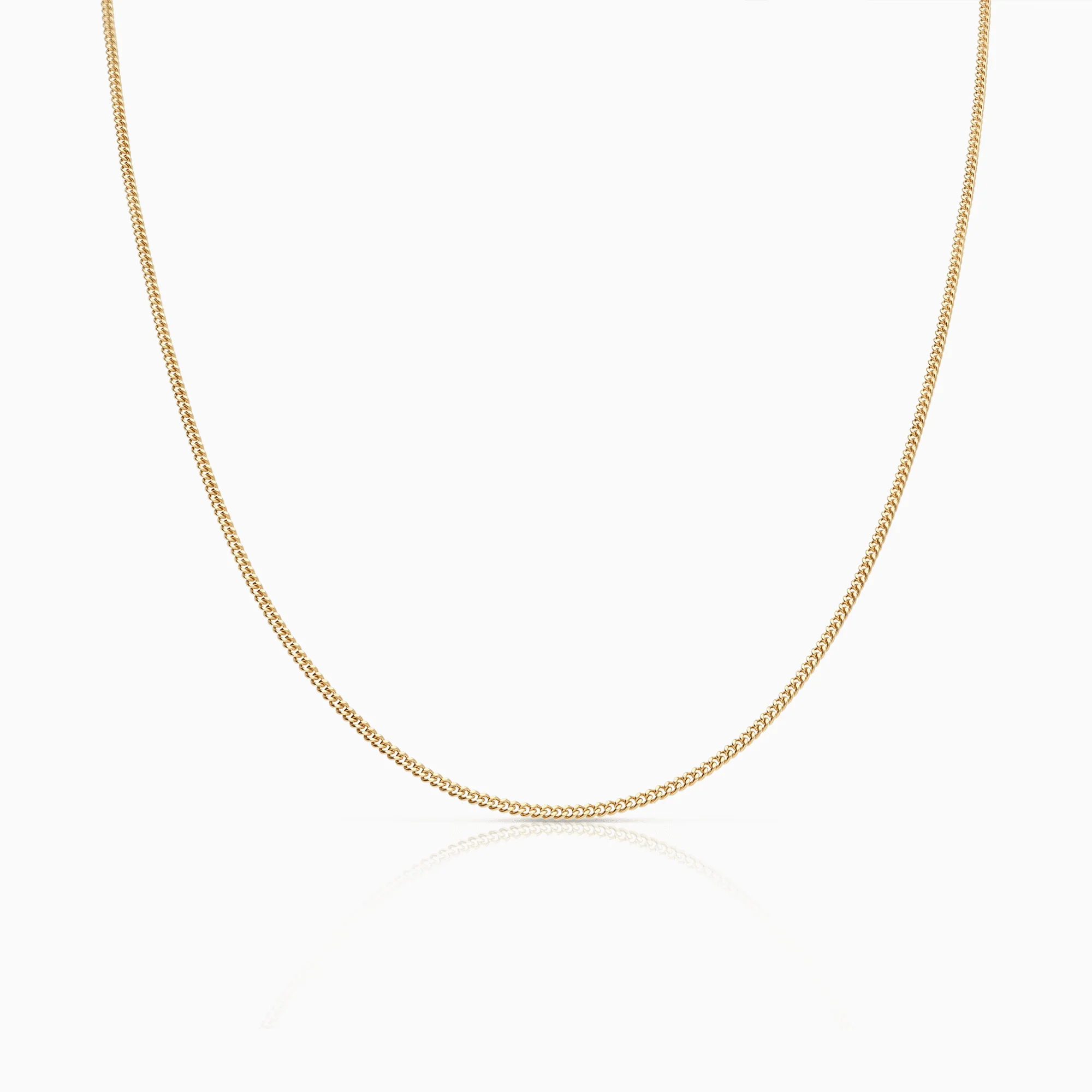 Curb chain 42cm 18K gold