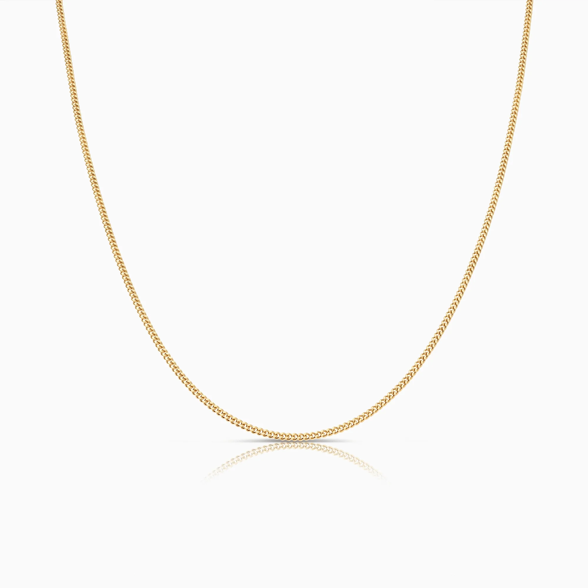Curb chain 42cm 18K gold