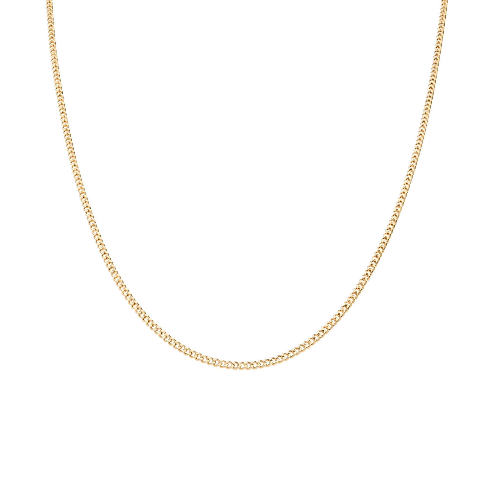 Curb chain 43.5cm 18K gold - Image 2
