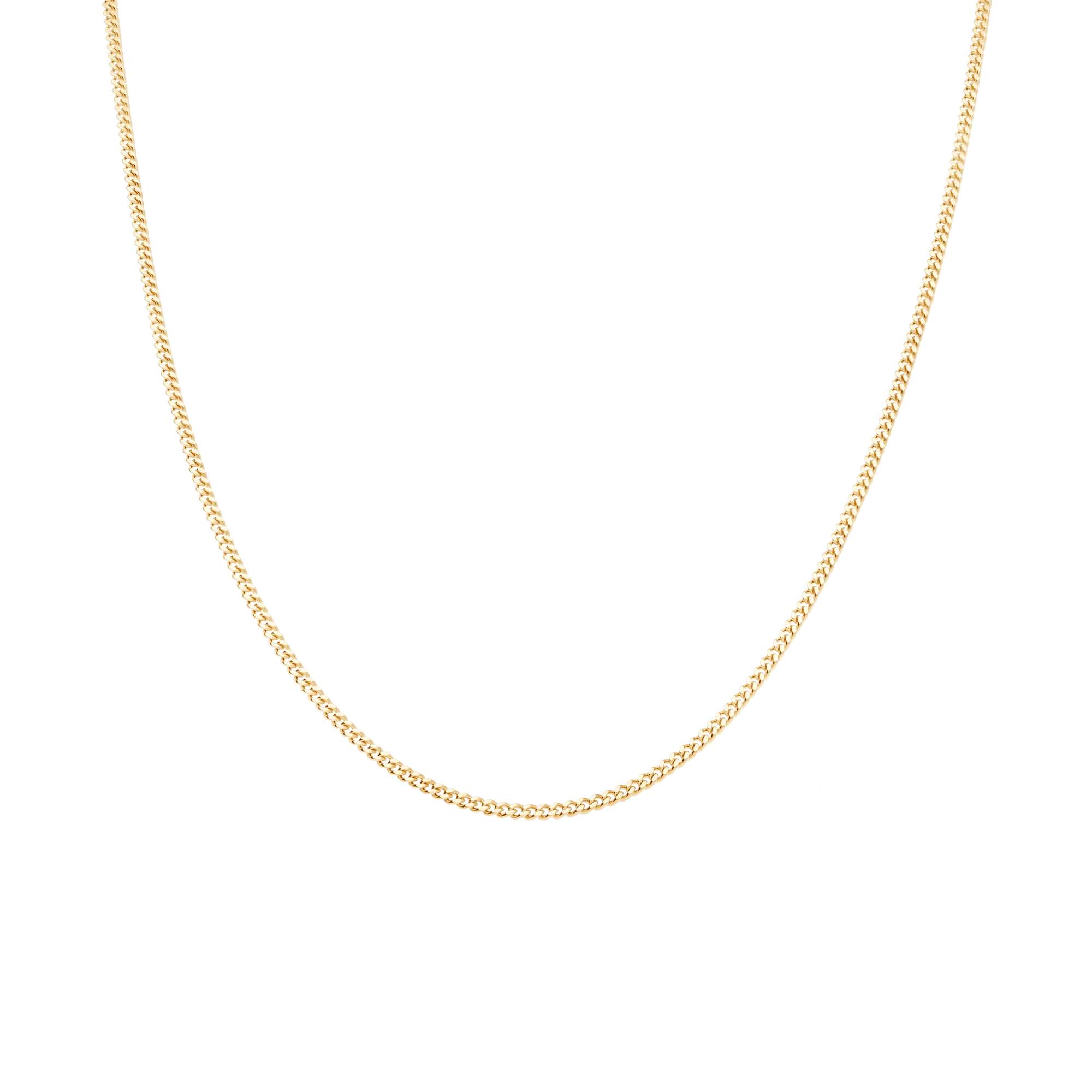 Curb chain 43.5cm 18K gold - Image 2