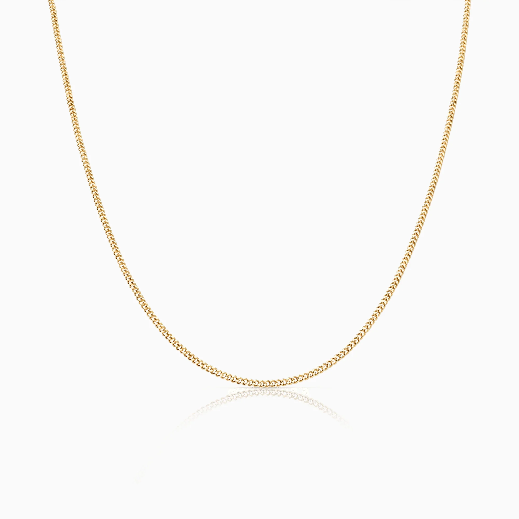 Curb chain 46.5cm 18K gold
