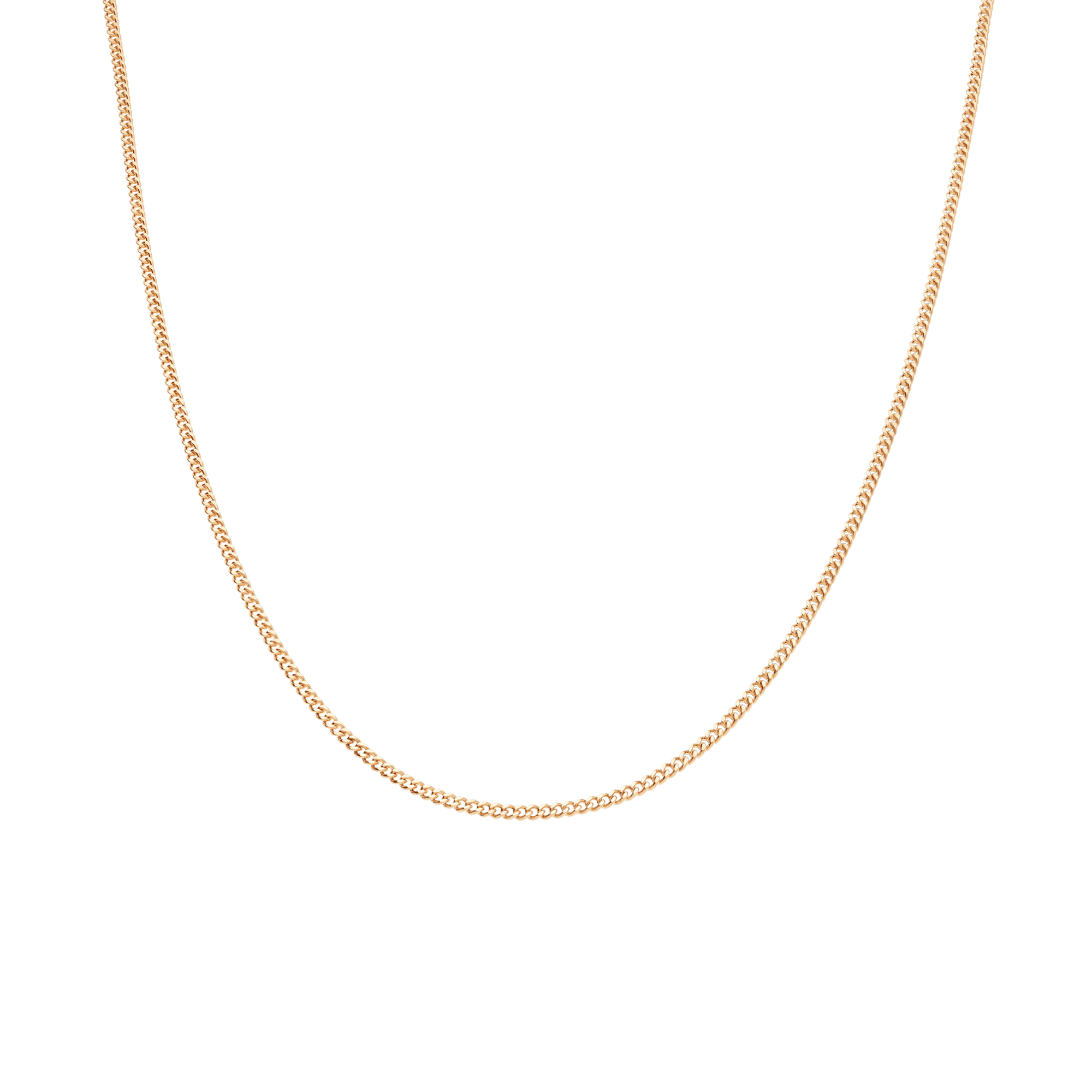 Curb Chain 47cm 18K Gold - Image 2