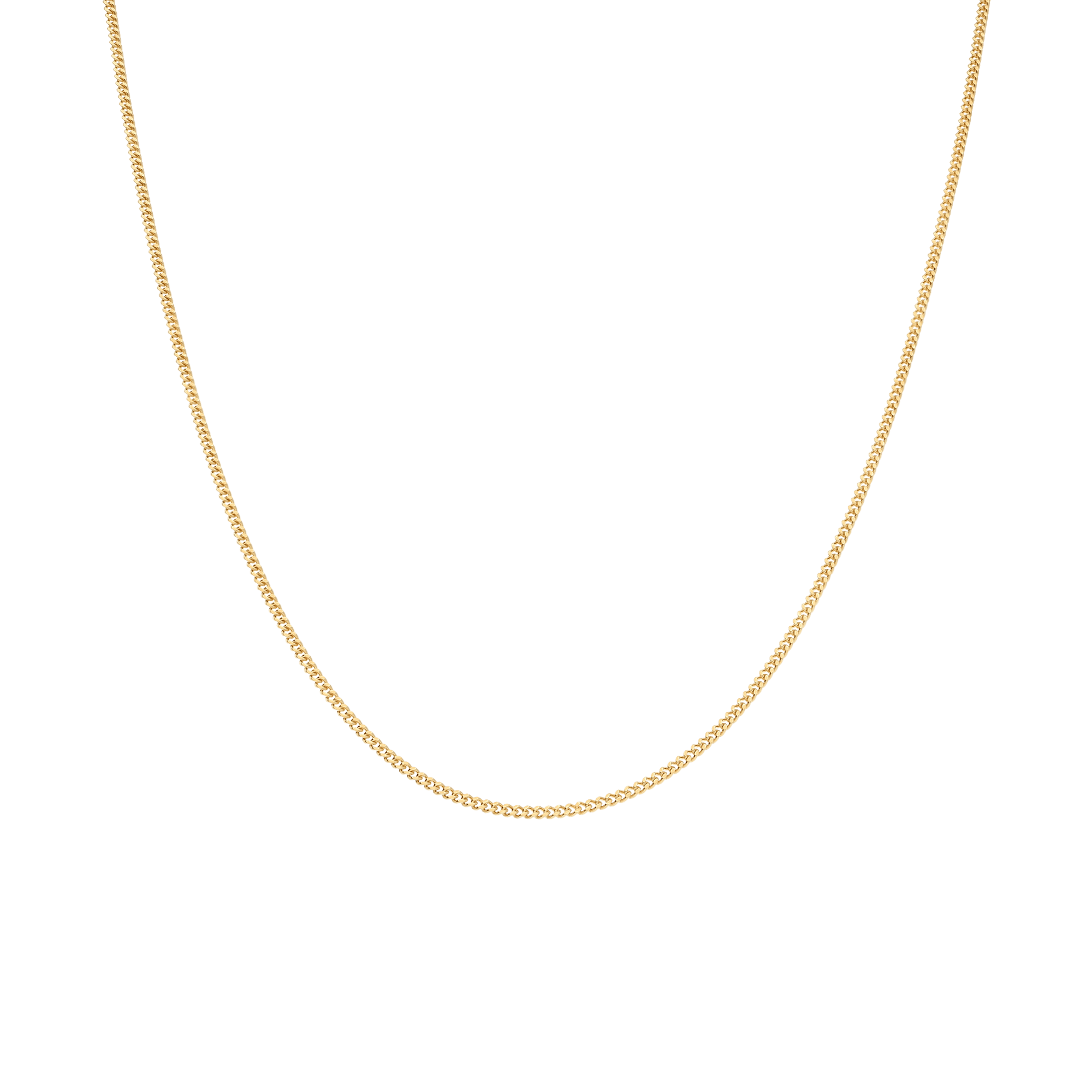 Curb Chain 47cm 18K Gold - Image 2