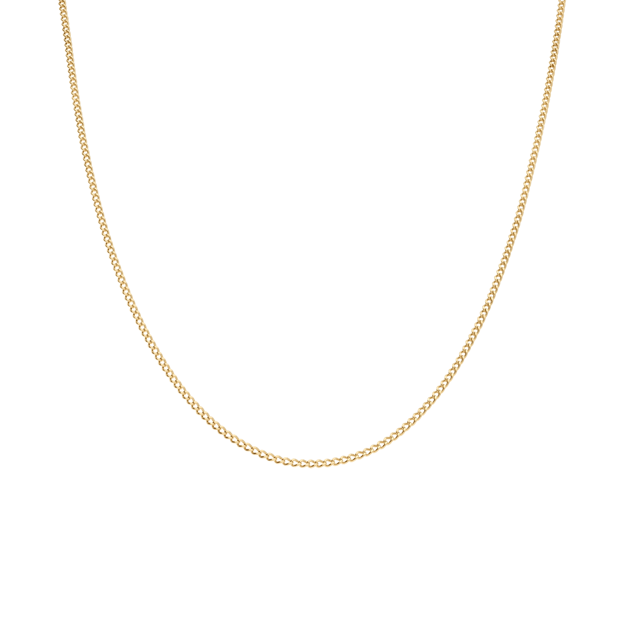 Curb chain 48.5cm 18K gold - Image 2