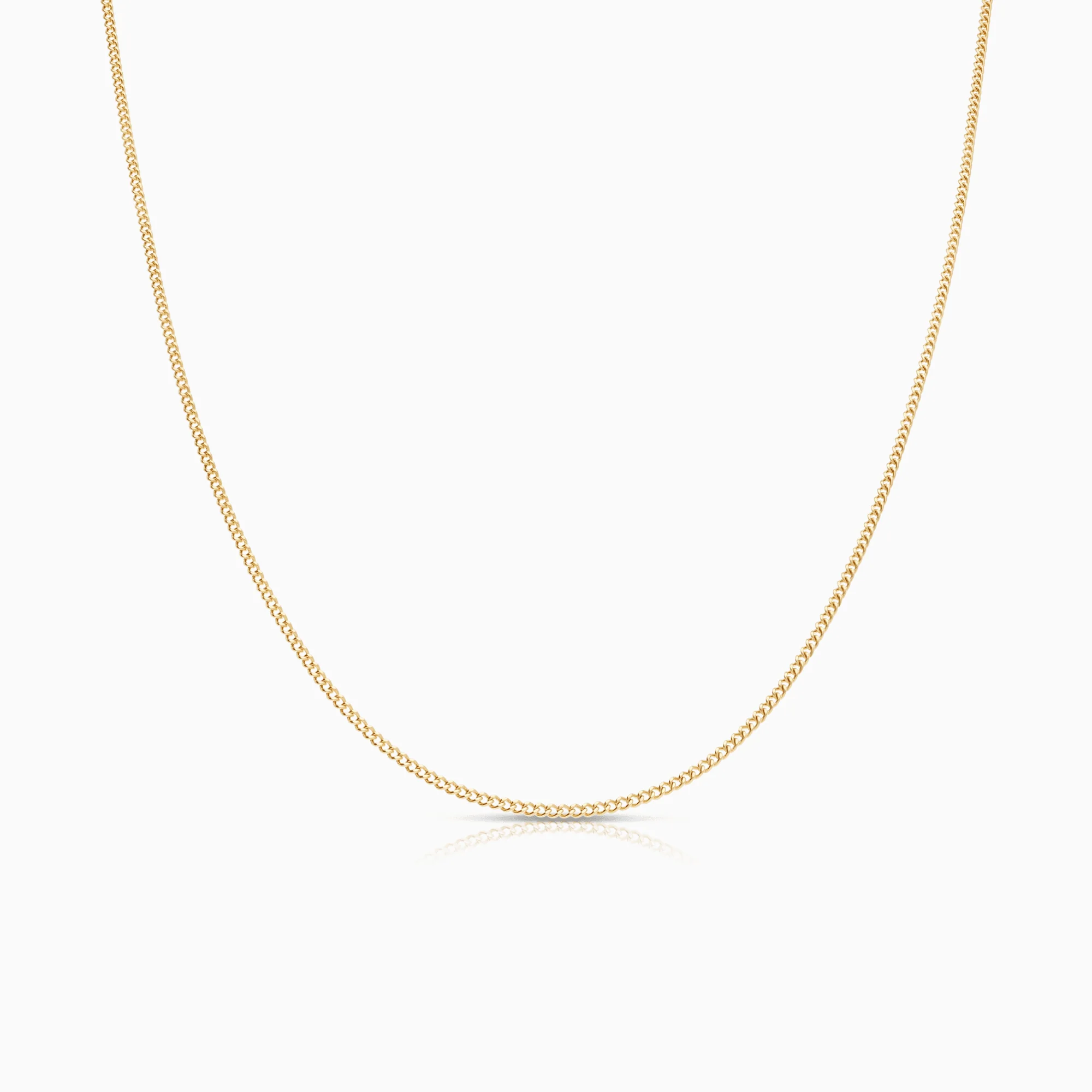 Curb chain 48cm 18K gold