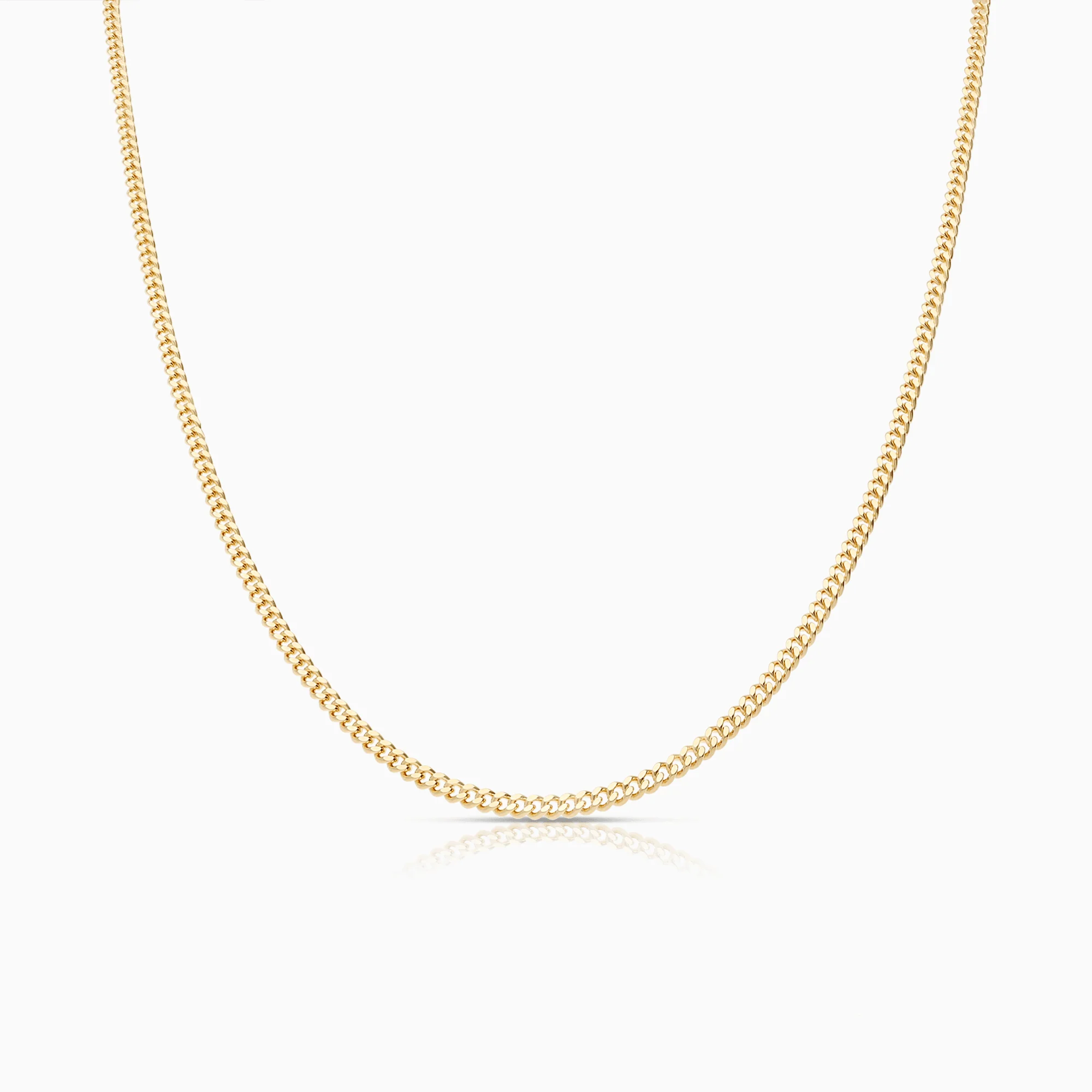 Curb chain 48cm 18K gold