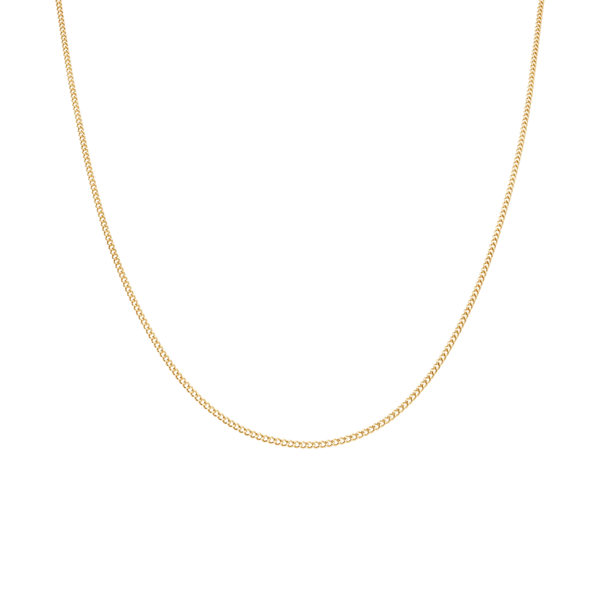 Curb chain 48cm 18K gold - Image 2