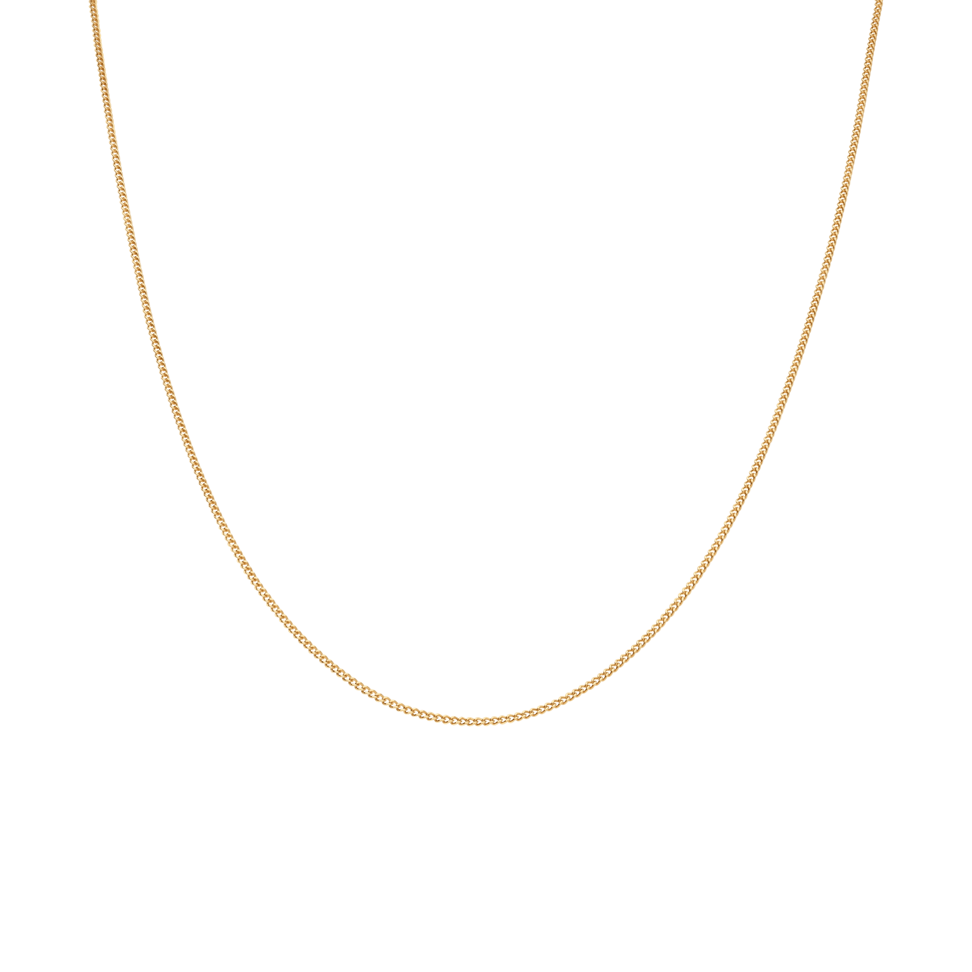 Curb chain 49cm 18K gold - Image 2