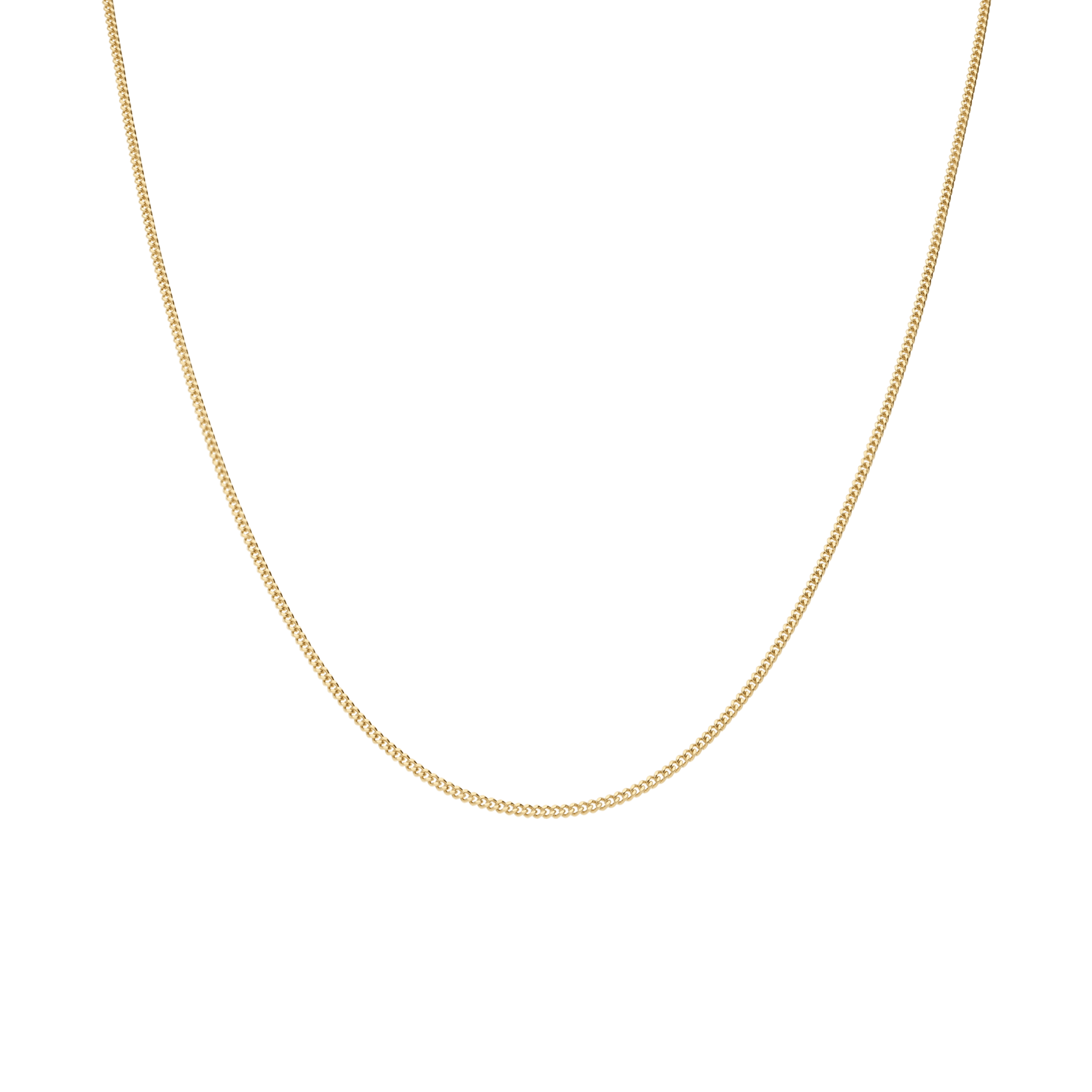 Curb chain 50.5cm 18K gold - Image 2