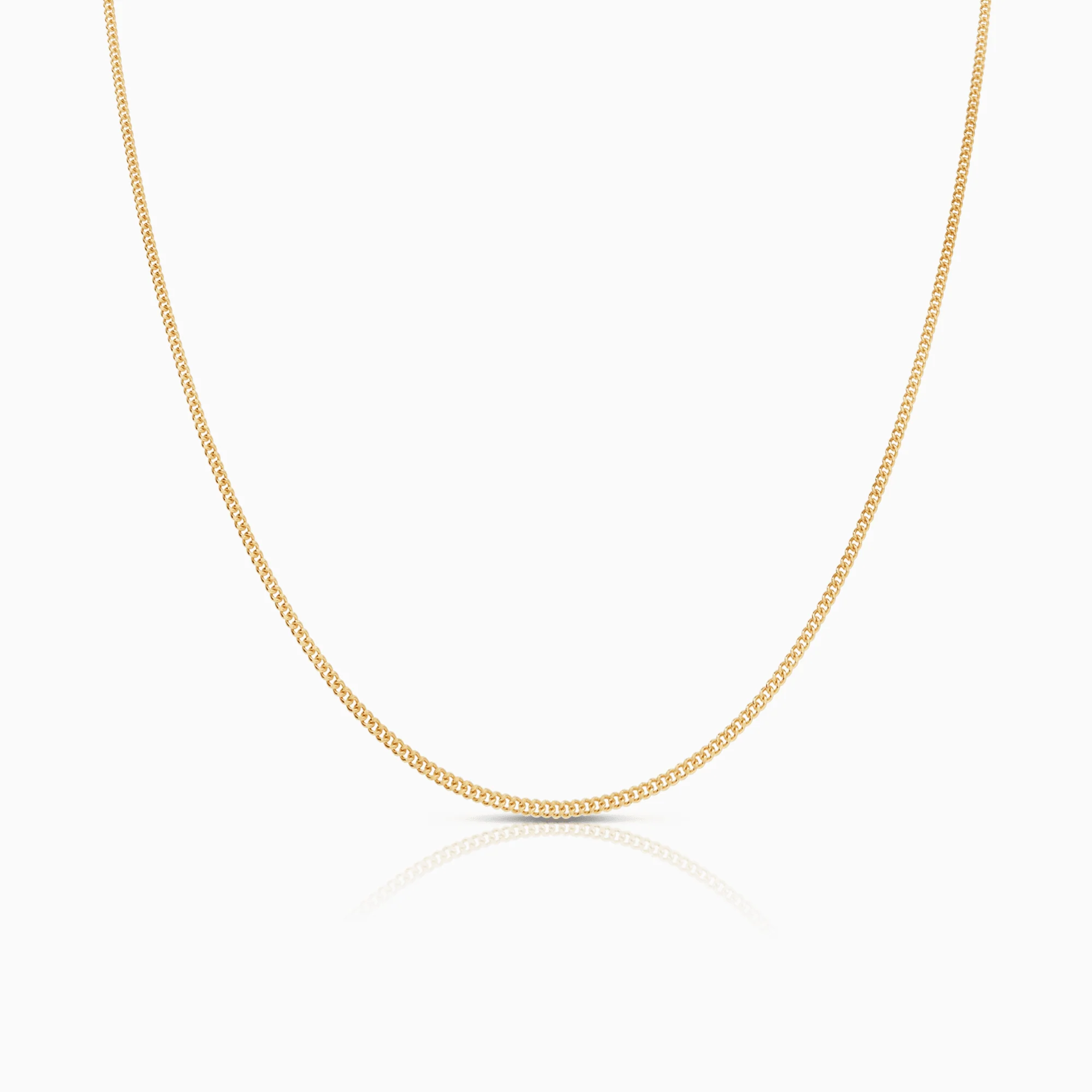 Curb chain 50.5cm 18K gold