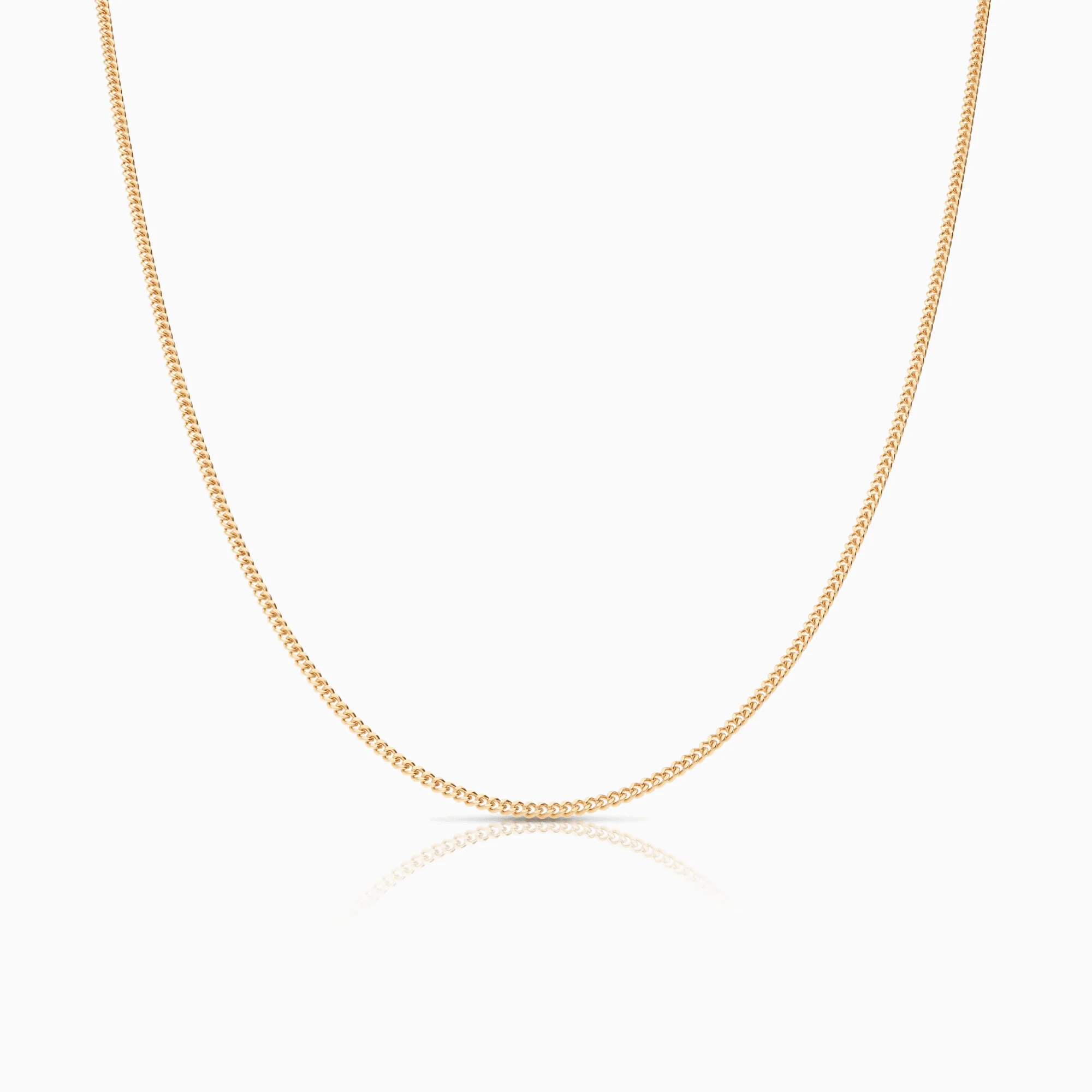 Curb chain 51.0cm 18K gold