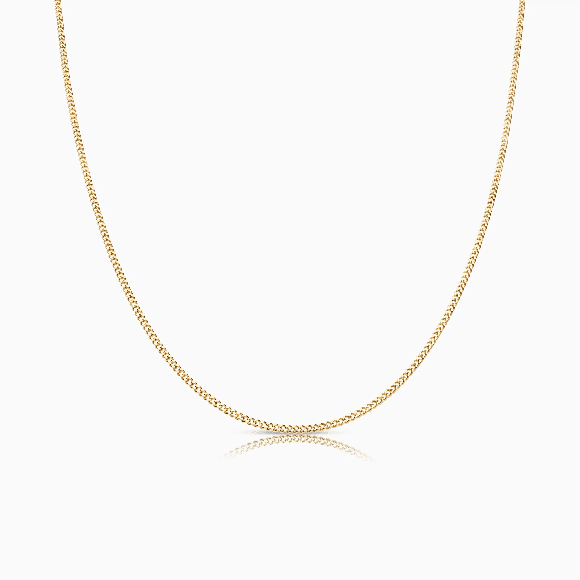 Curb chain 51.5cm 18K gold