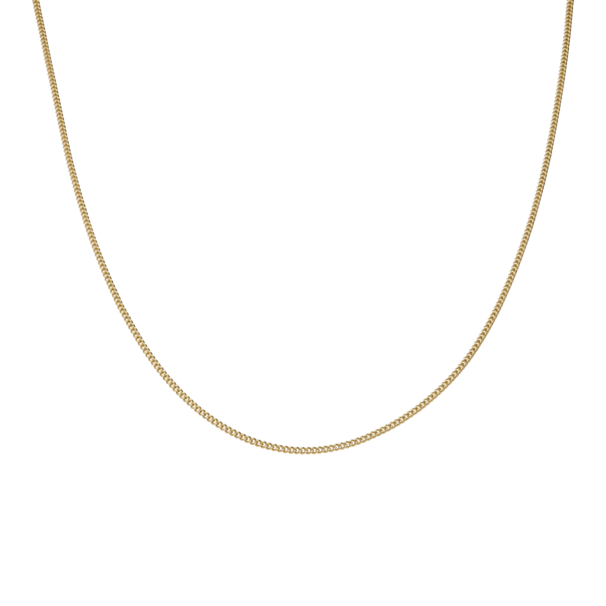 Curb chain 52cm 18K gold