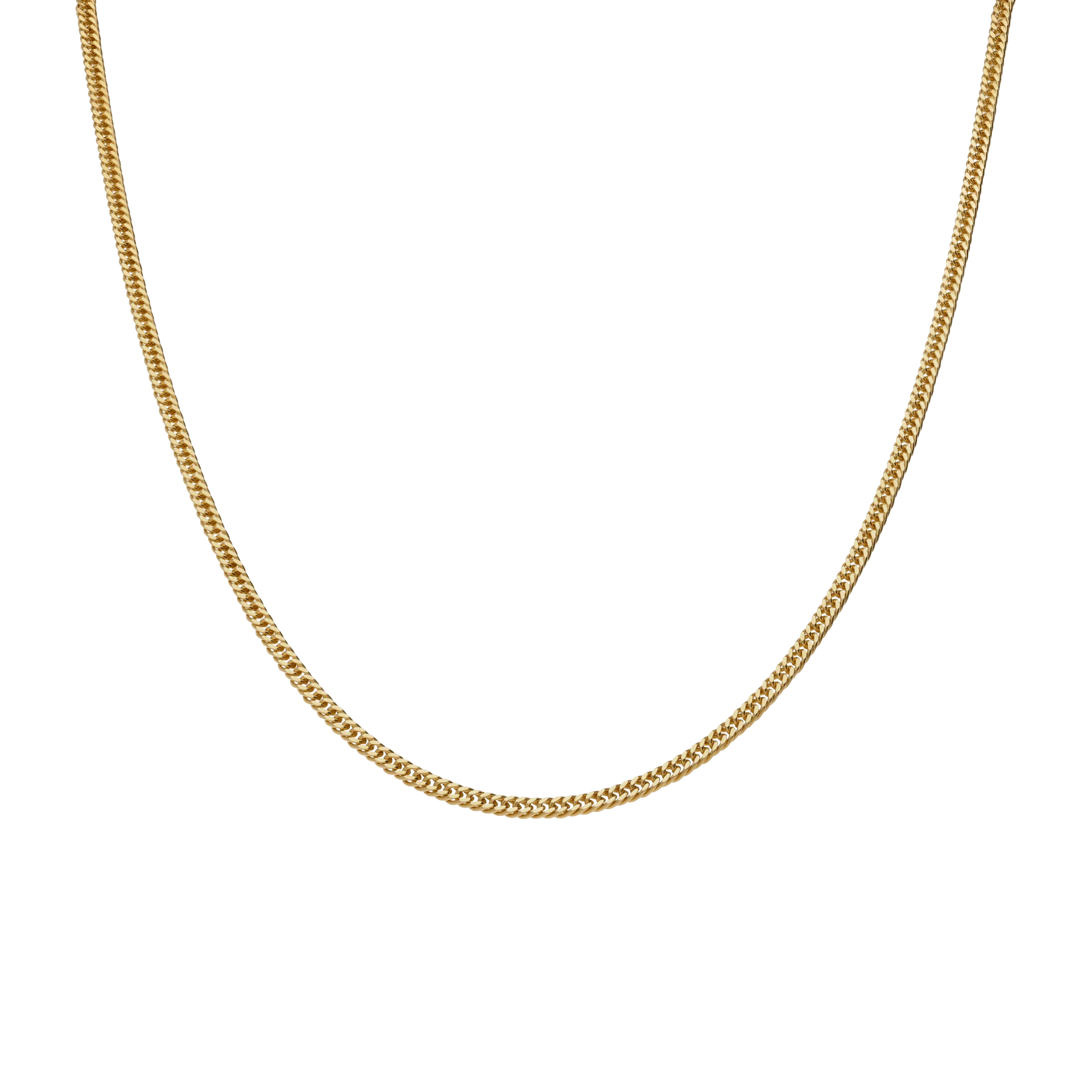 Curb chain 51.5cm 18K gold